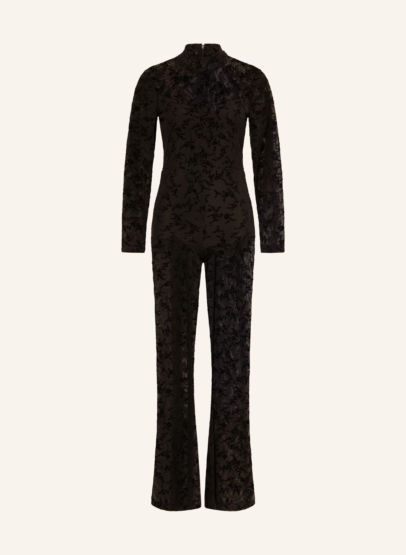 ALLSAINTS Síťovaný kombinéza RYLEE: ČERNÁ