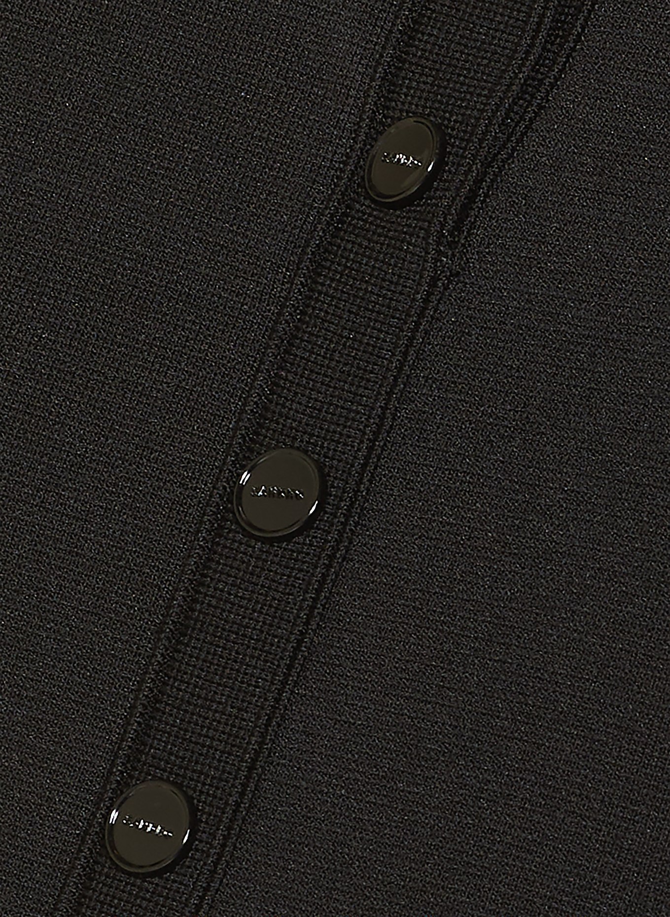 SANDRO Sukienka z mieszanki materiałów: CZARNY