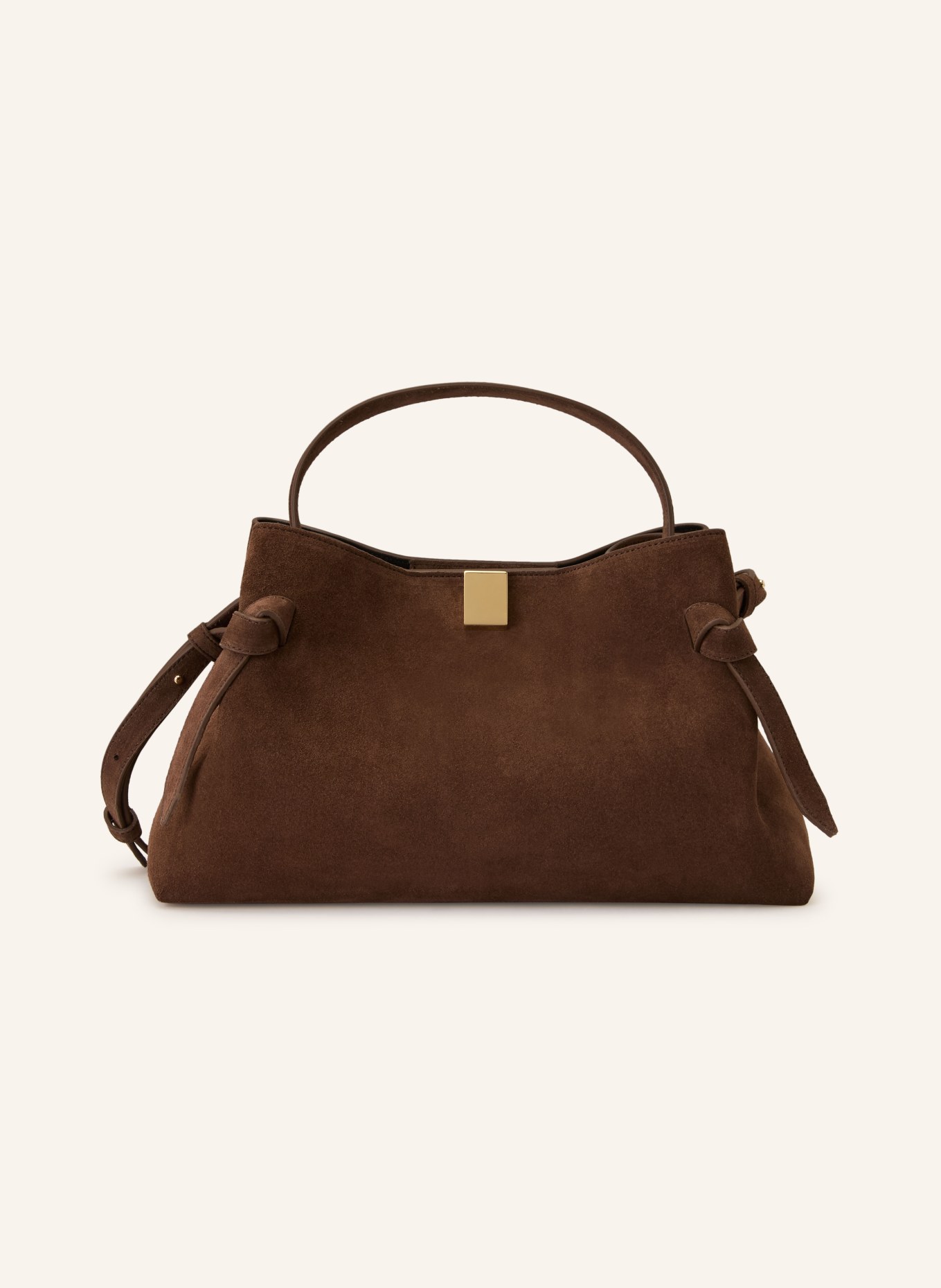 YUZEFI Kabelka GYOZA: HNĚDÁ / ZLATÁ