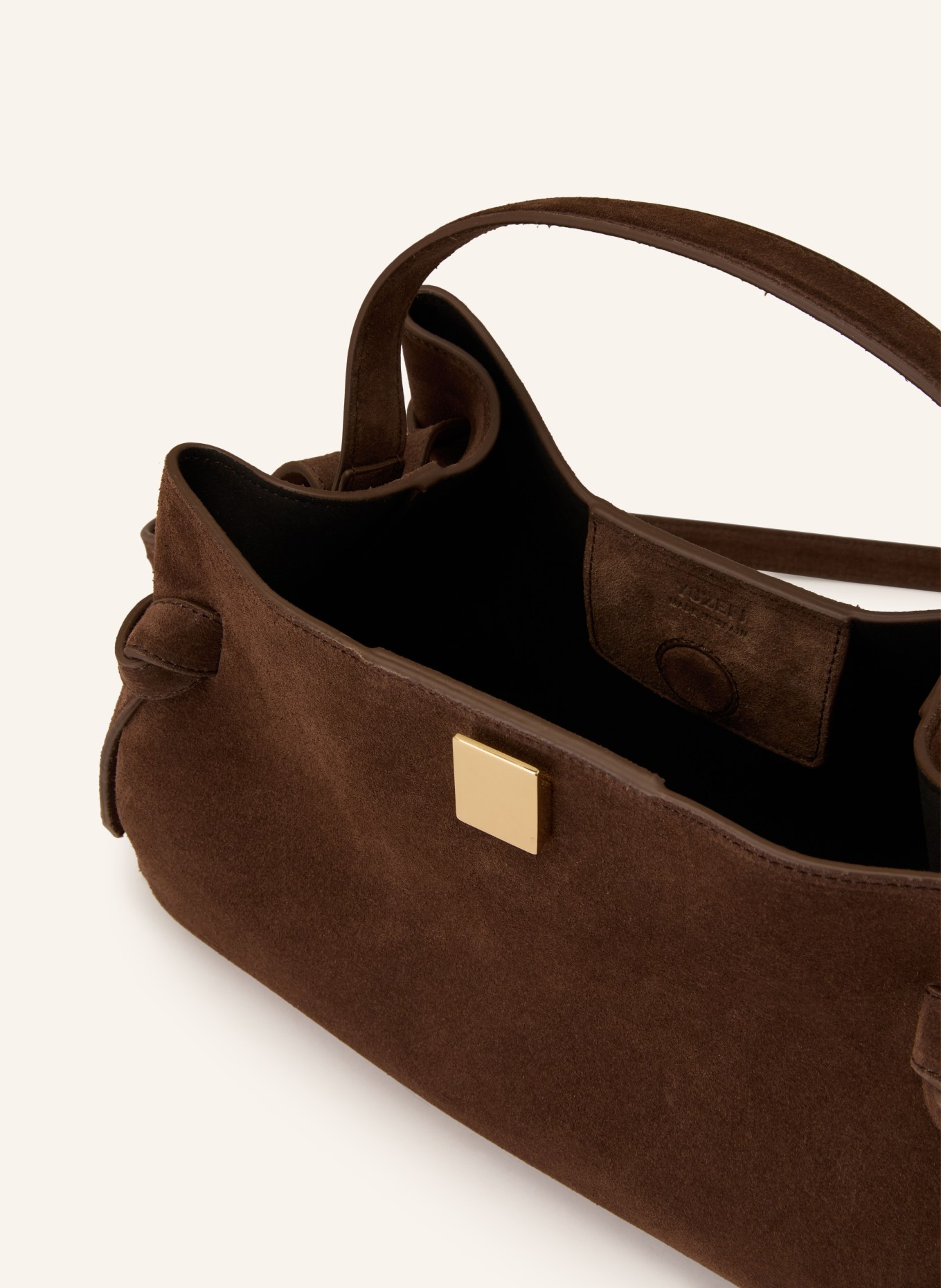 YUZEFI Kabelka GYOZA: HNĚDÁ / ZLATÁ