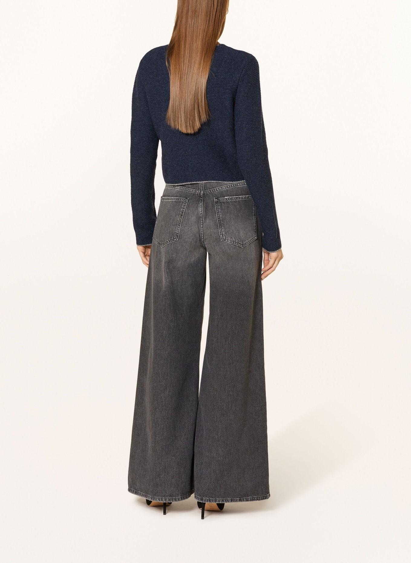 Johann & Johanna pletená vesta: TMAVĚ MODRÁ