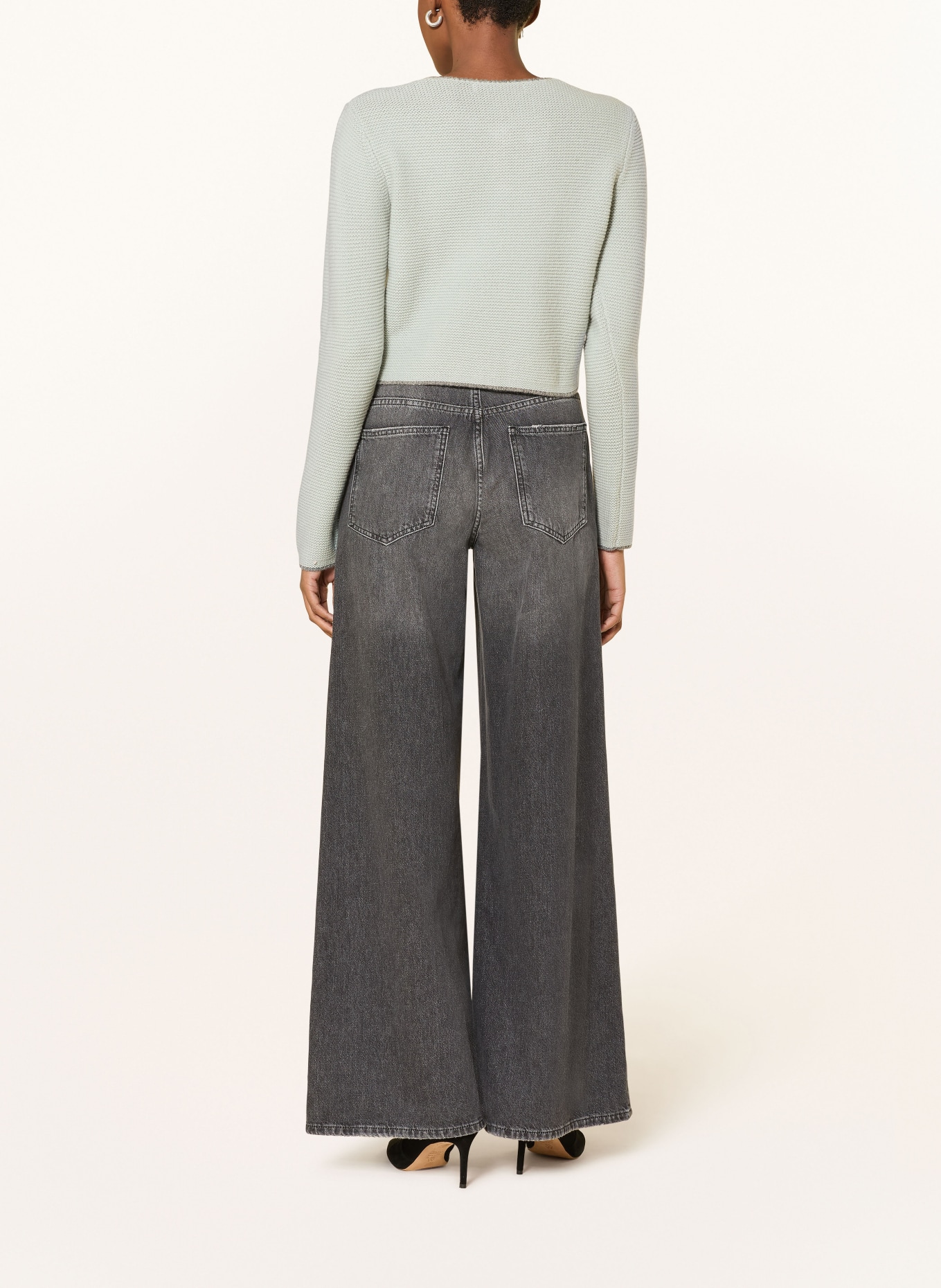 Johann & Johanna knitted jacket: TURQUOISE