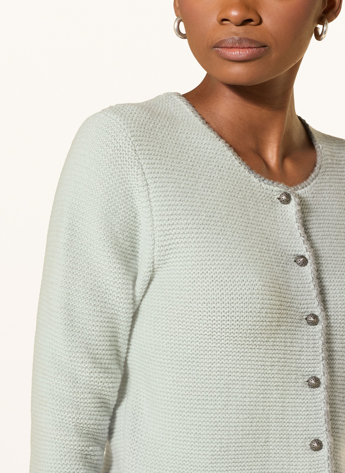 Johann & Johanna knitted jacket: TURQUOISE