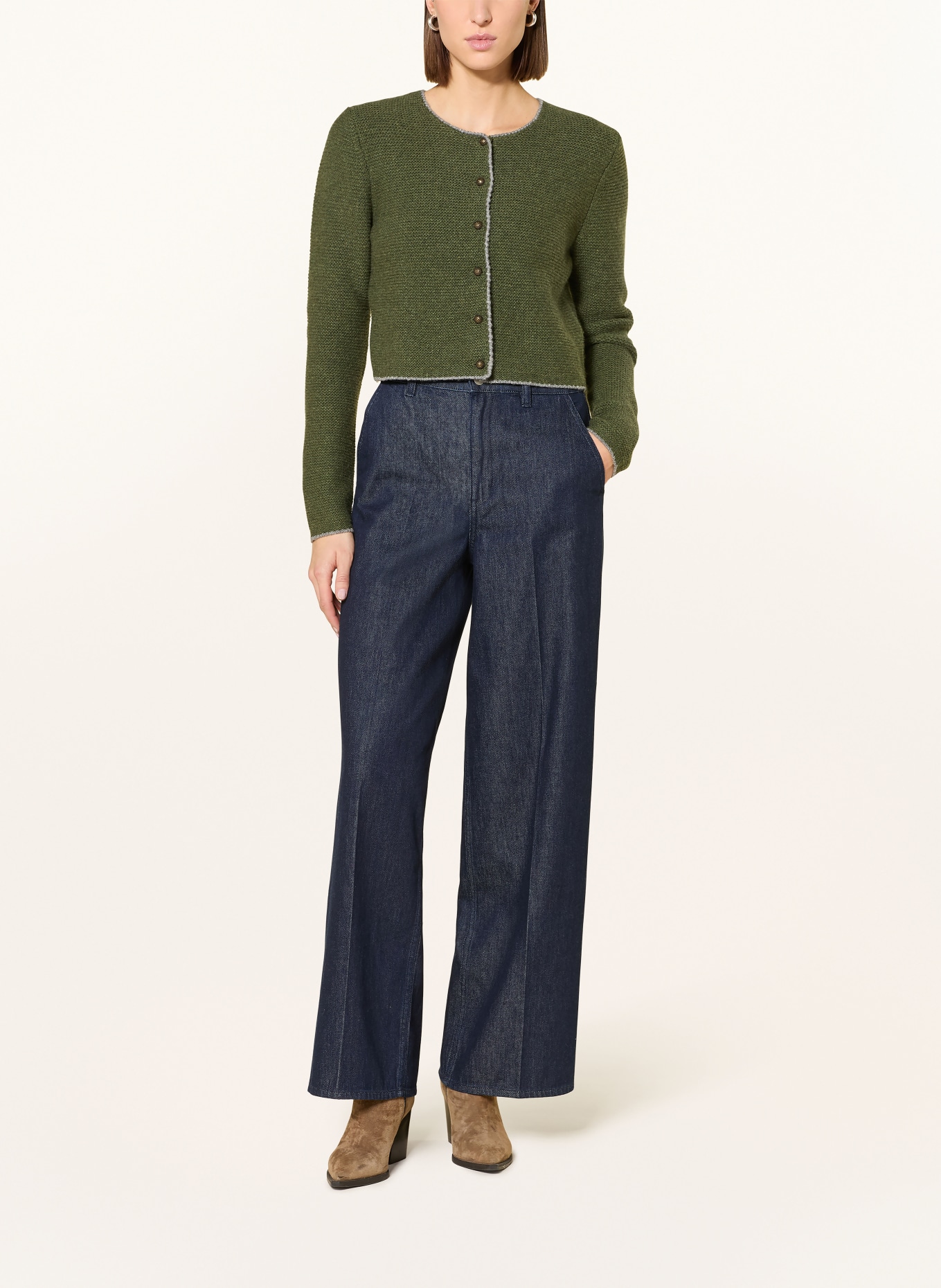 Johann & Johanna sweter z dzianiny: ZIELONY