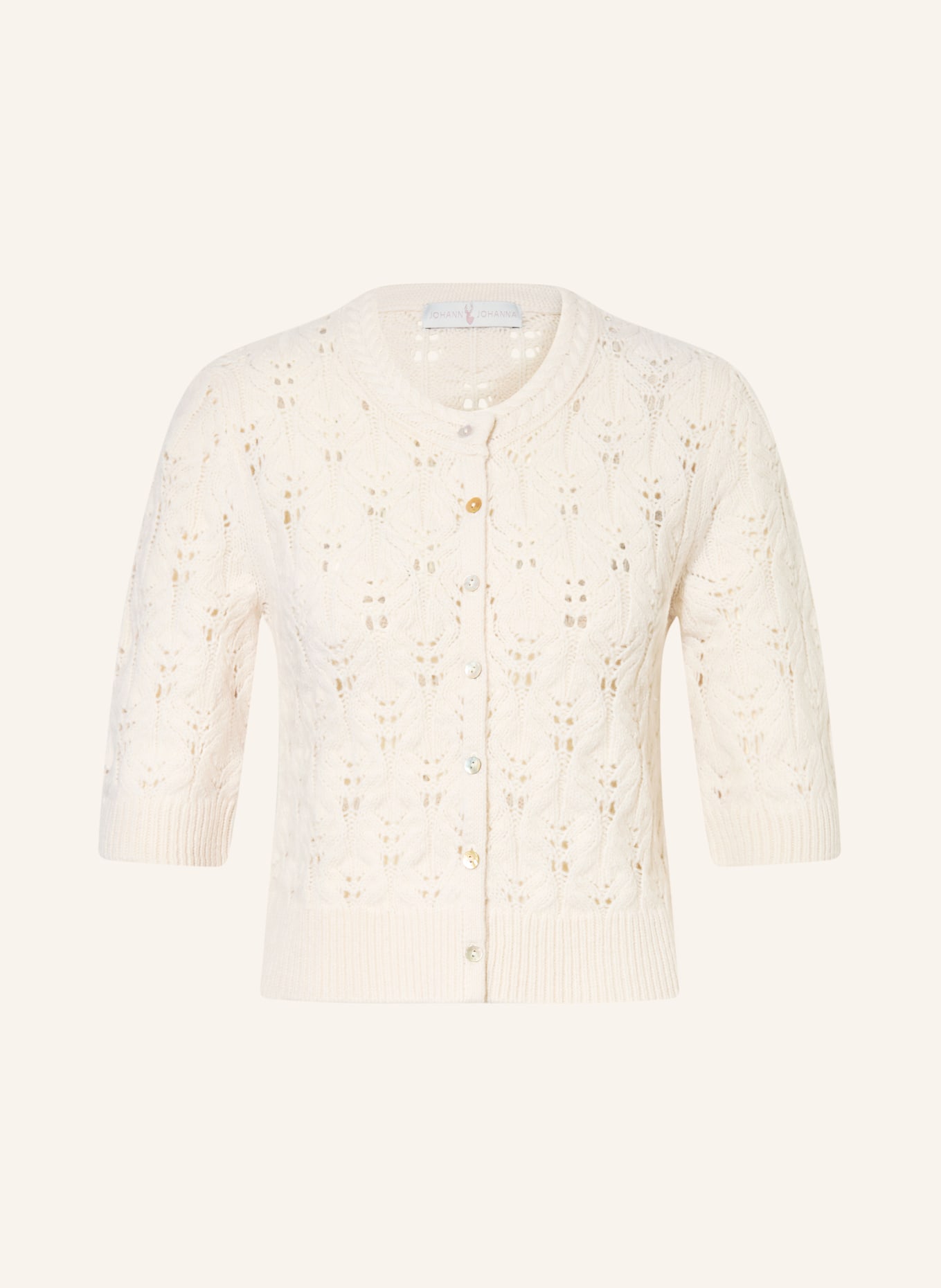 Johann & Johanna cardigan: ECRU