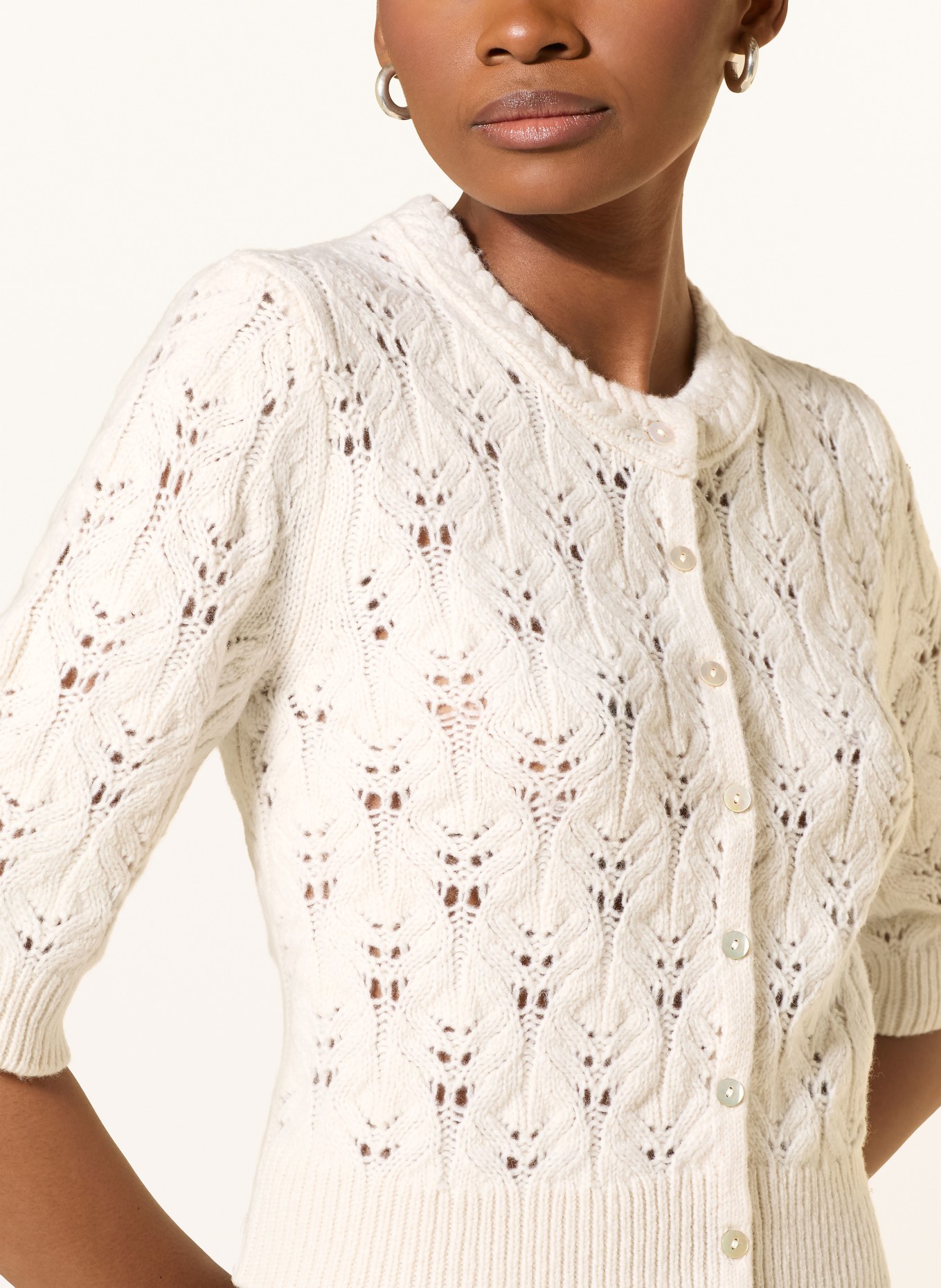 Johann & Johanna cardigan: ECRU