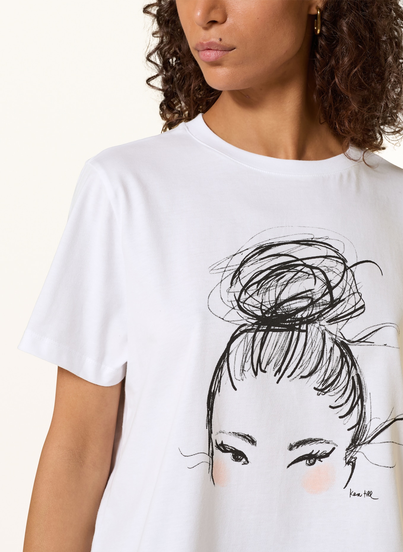 kera till T-Shirt: WEISS