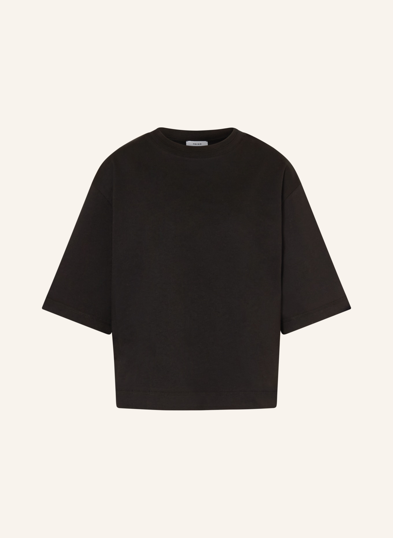 REISS Tričko LARA: ČERNÁ