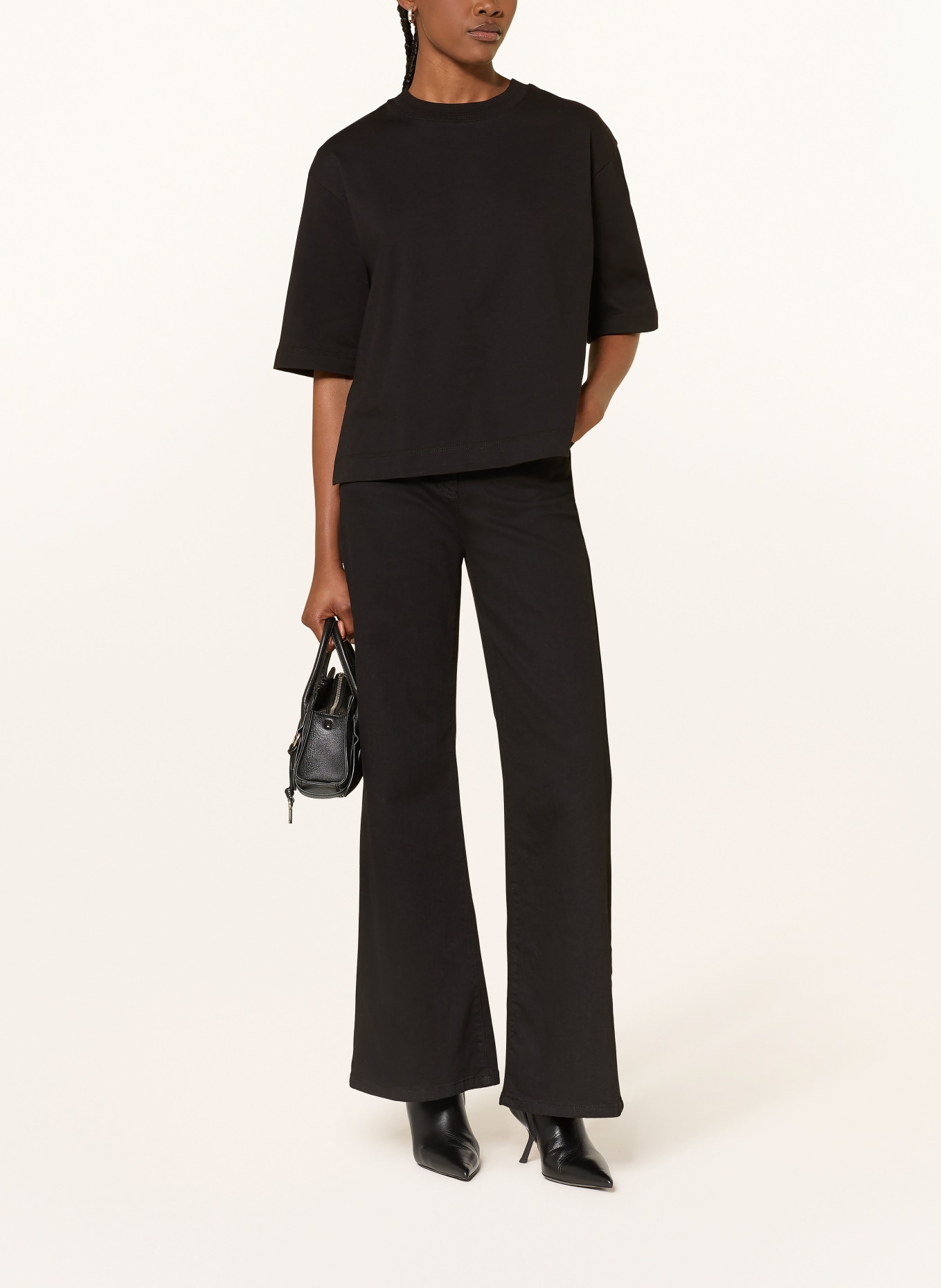 REISS Tričko LARA: ČERNÁ