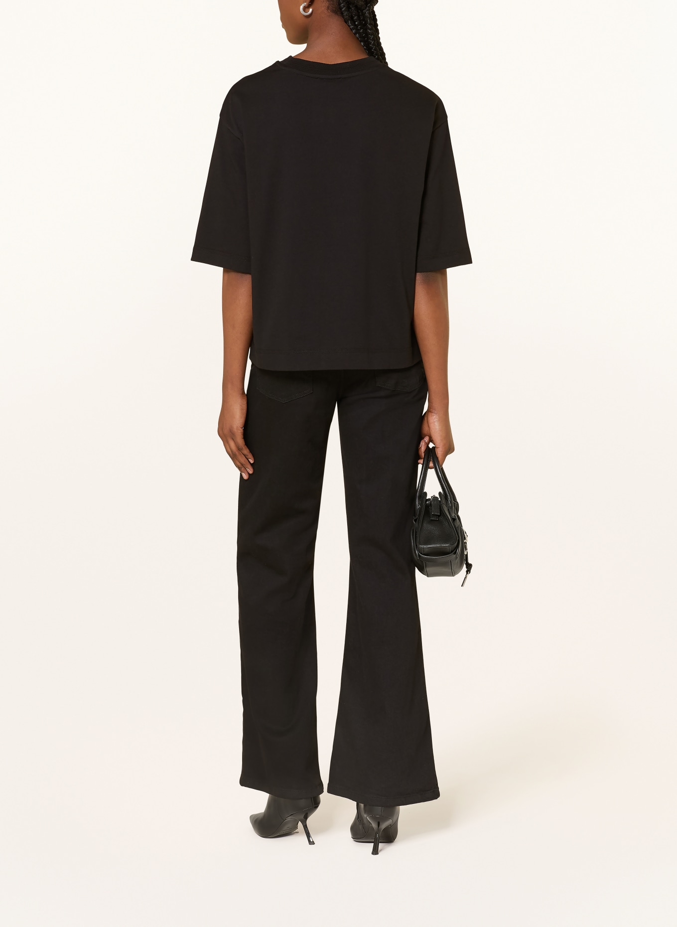 REISS Tričko LARA: ČERNÁ