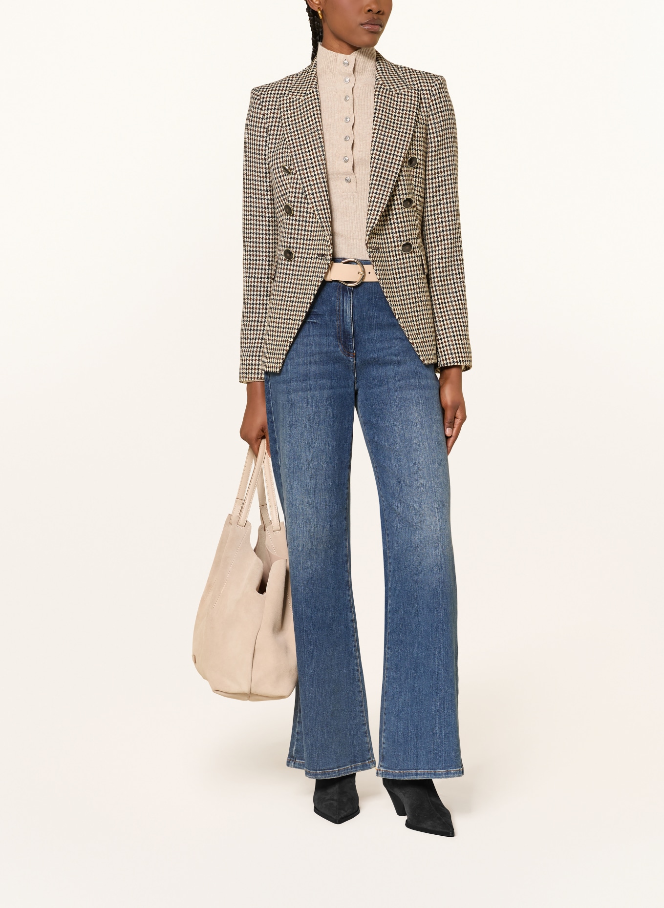 REISS Blazer HARTLEY: BEIGE