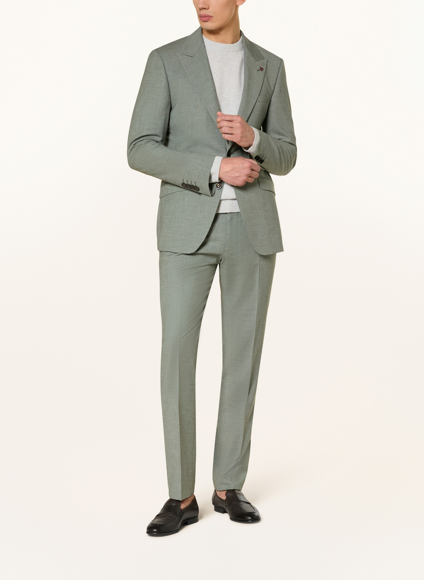 ROY ROBSON Extra slim fit suit jacket: A340 Green