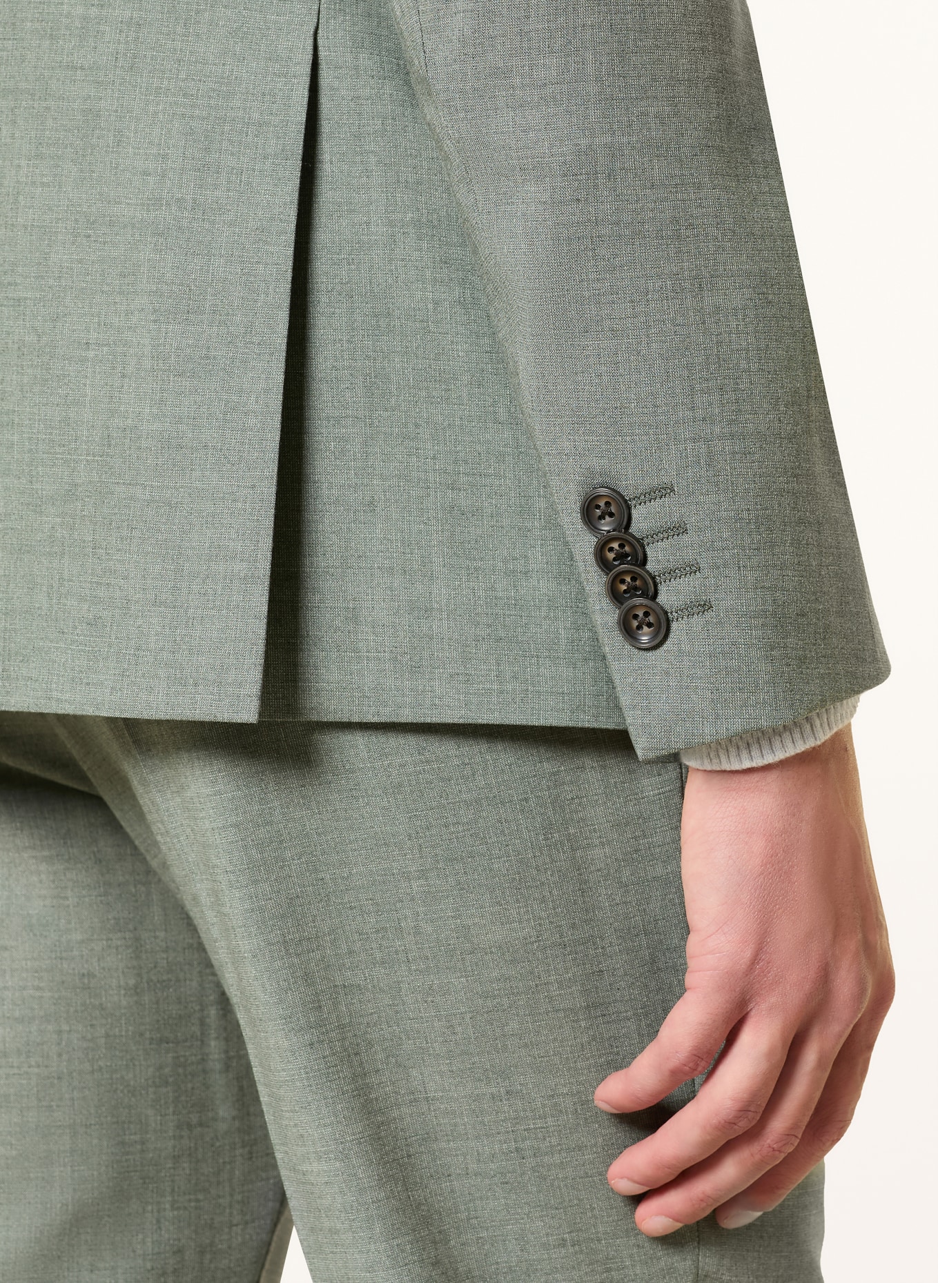 ROY ROBSON Extra slim fit suit jacket: A340 Green