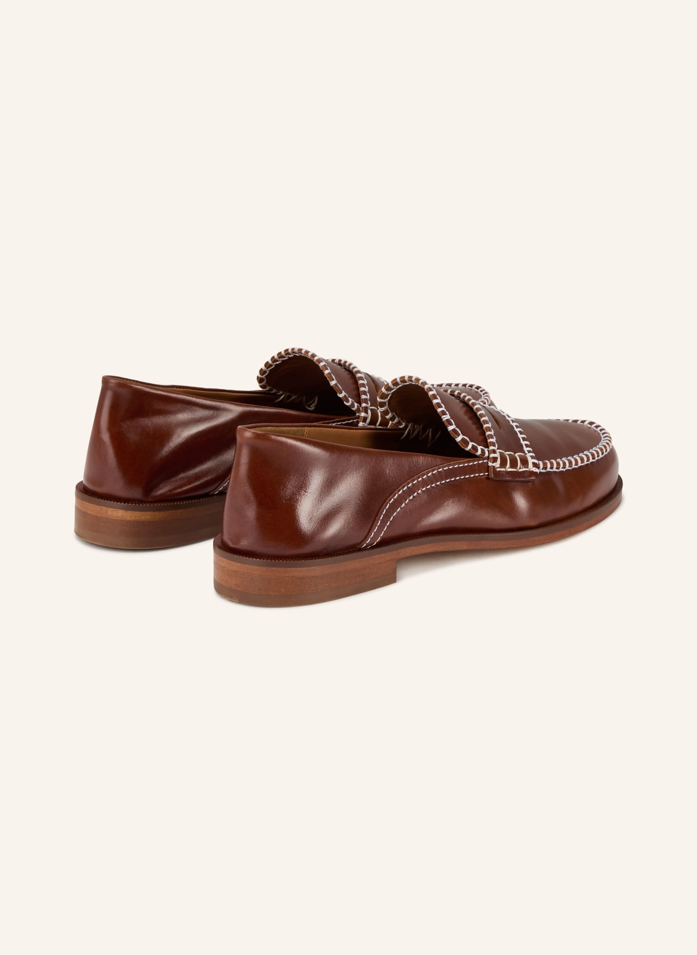 CLAUDIE PIERLOT Penny loafers: BRĄZOWY
