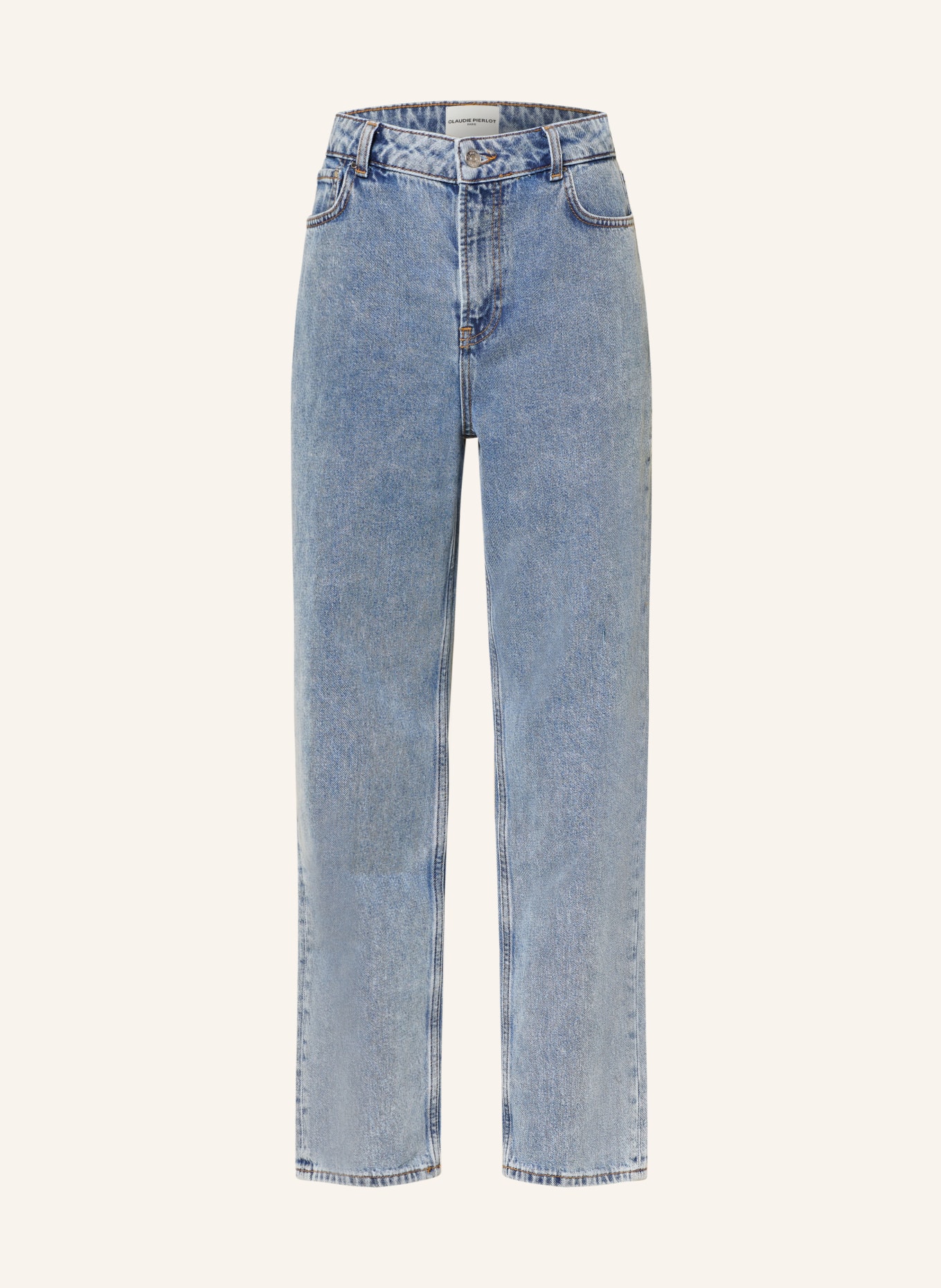 CLAUDIE PIERLOT Proste dżinsy DARIA: 0017 BLUE DENIM
