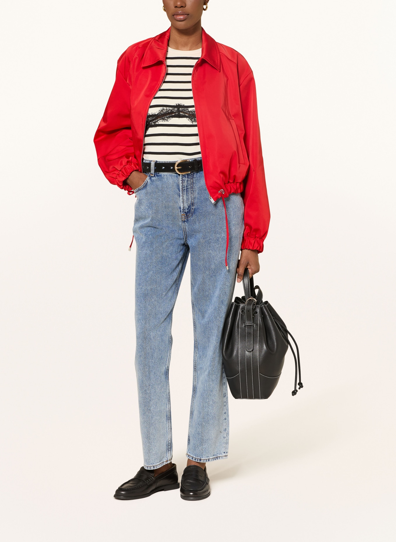 CLAUDIE PIERLOT Proste dżinsy DARIA: 0017 BLUE DENIM