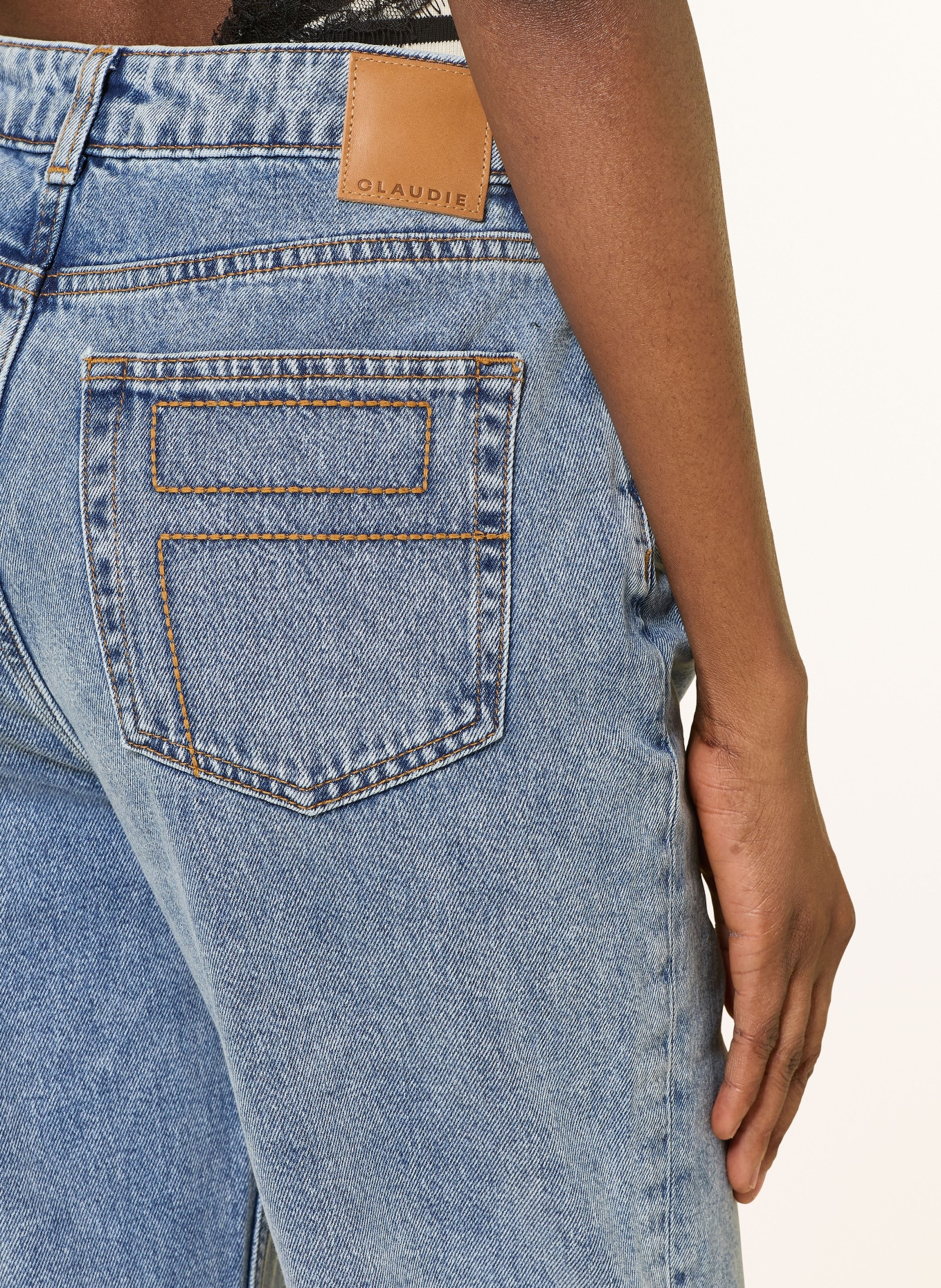 CLAUDIE PIERLOT Proste dżinsy DARIA: 0017 BLUE DENIM