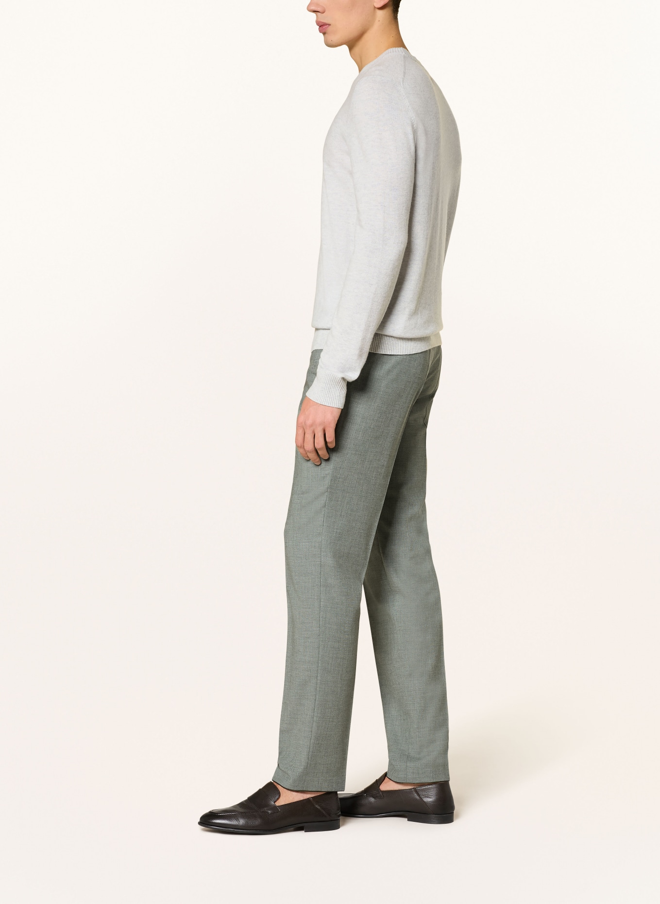 ROY ROBSON Slim fit suit pants: A340 Green