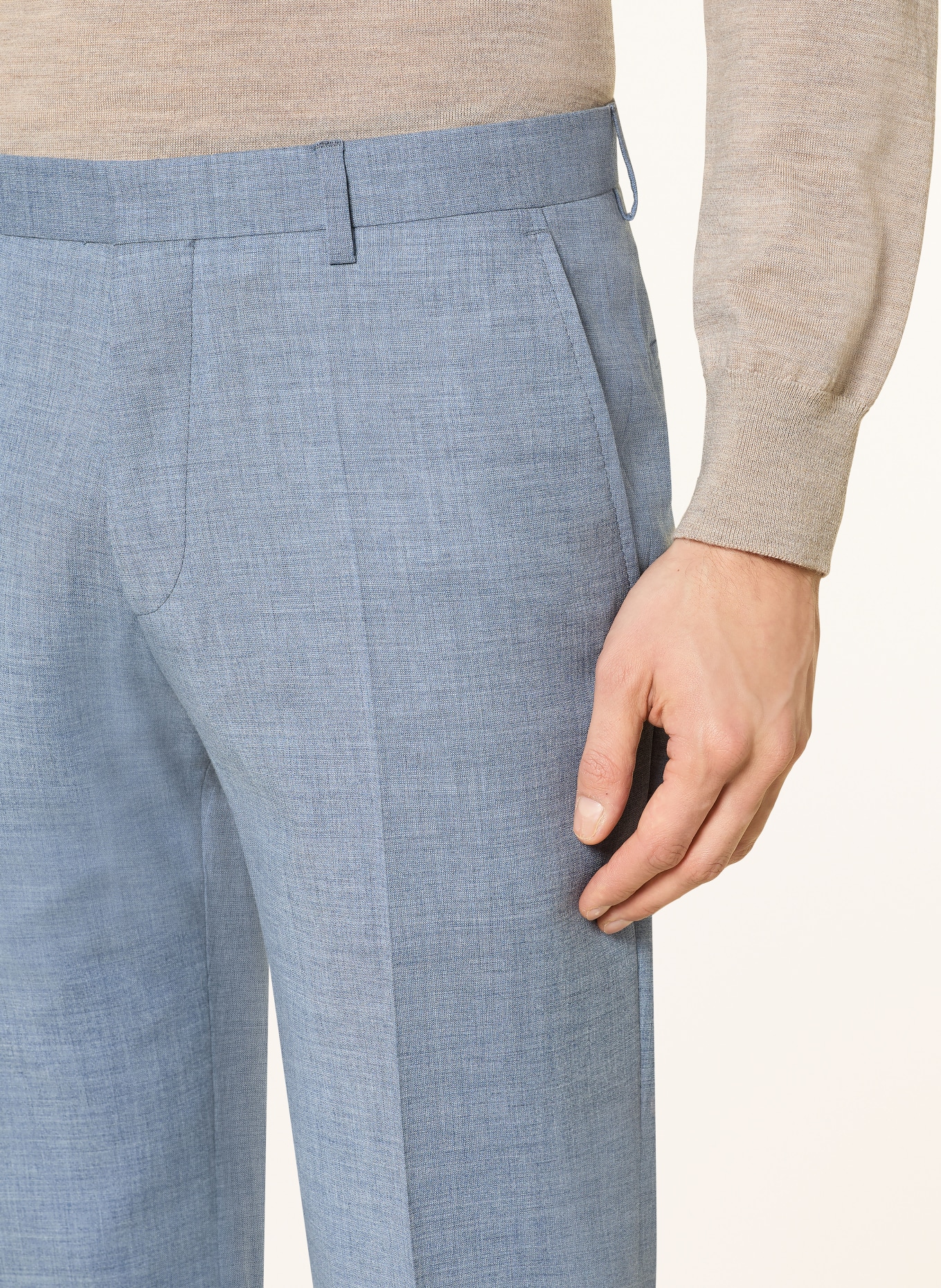 ROY ROBSON Slim fit suit pants: A450 Light Blue