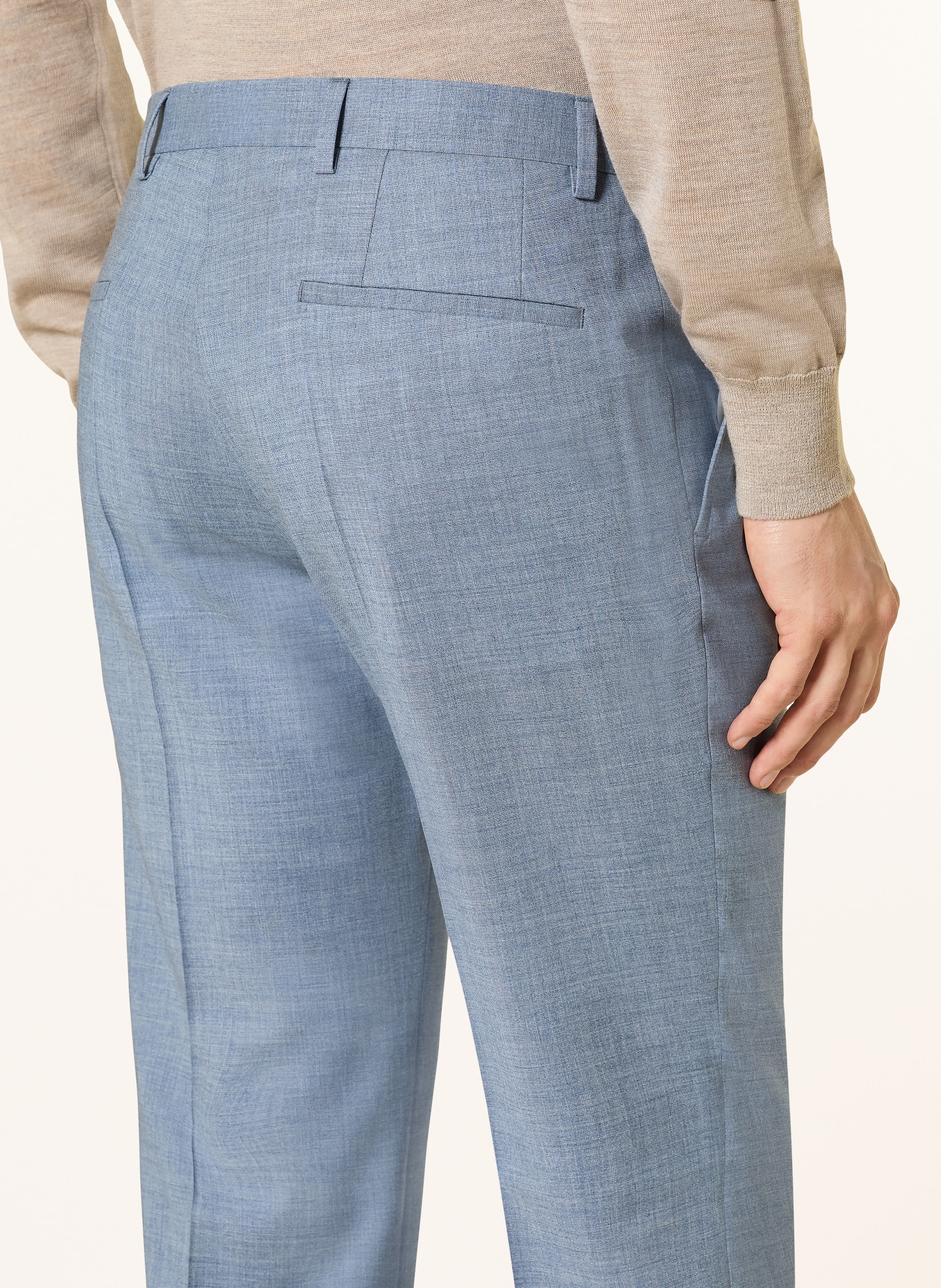 ROY ROBSON Slim fit suit pants: A450 Light Blue