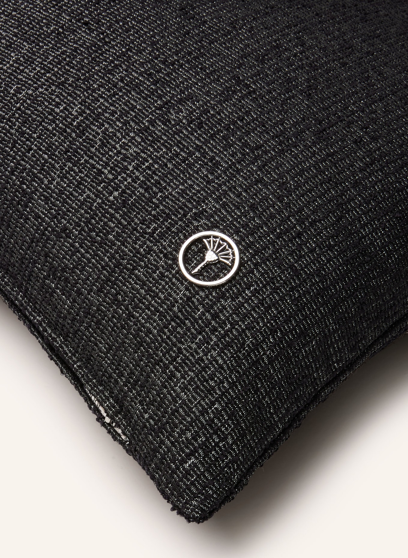 JOOP! Dekokissenhülle J!LEAF: DUNKELGRAU