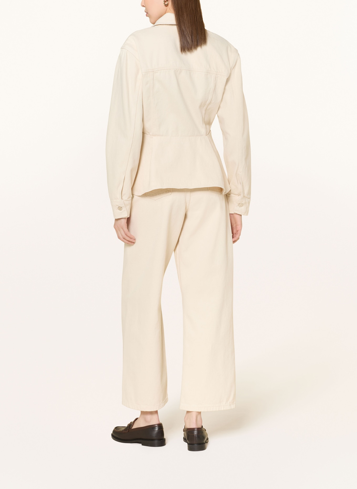 CLAUDIE PIERLOT dżinsy: L013 OFF WHITE DENIM