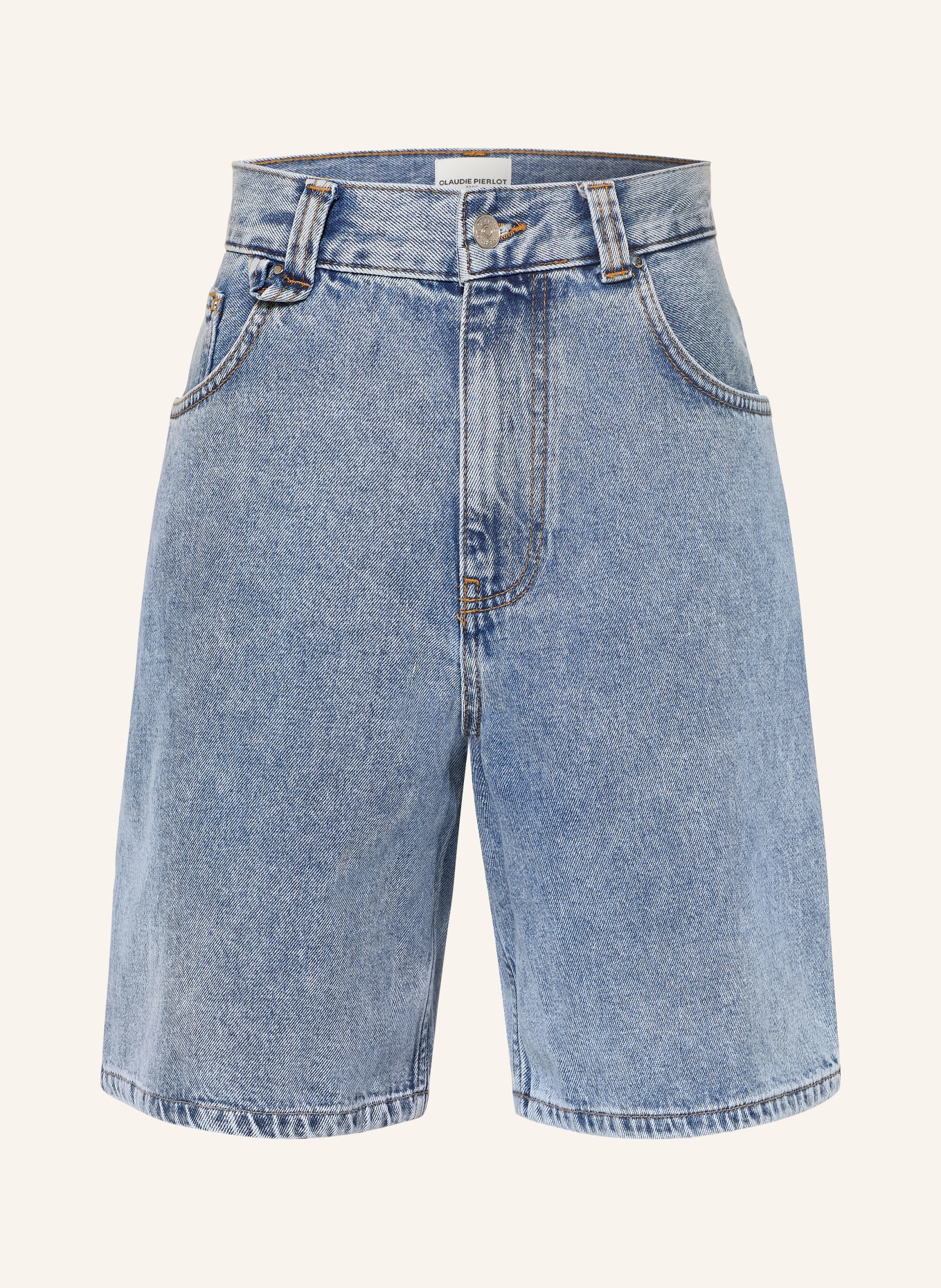 CLAUDIE PIERLOT Jeansshorts: BLAU