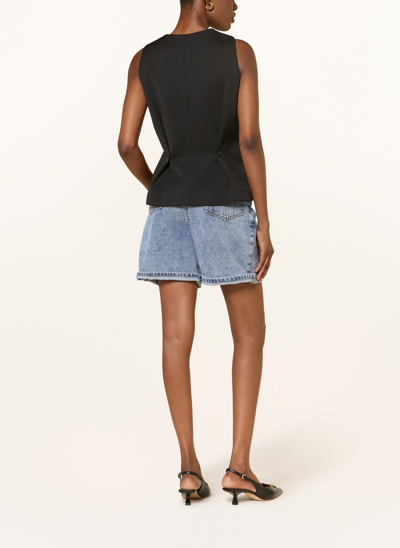 CLAUDIE PIERLOT Jeansshorts: BLAU