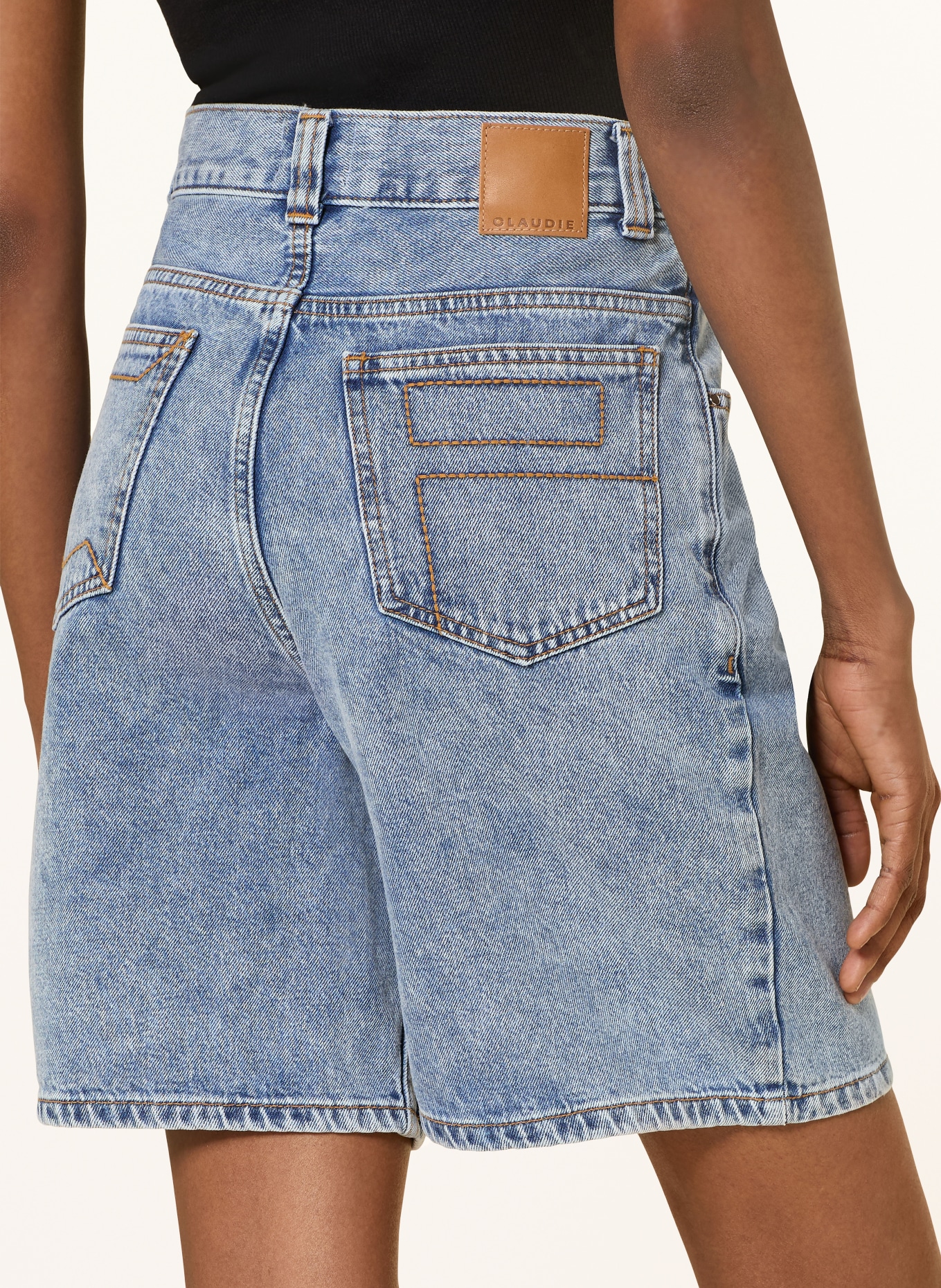 CLAUDIE PIERLOT Jeansshorts: BLAU