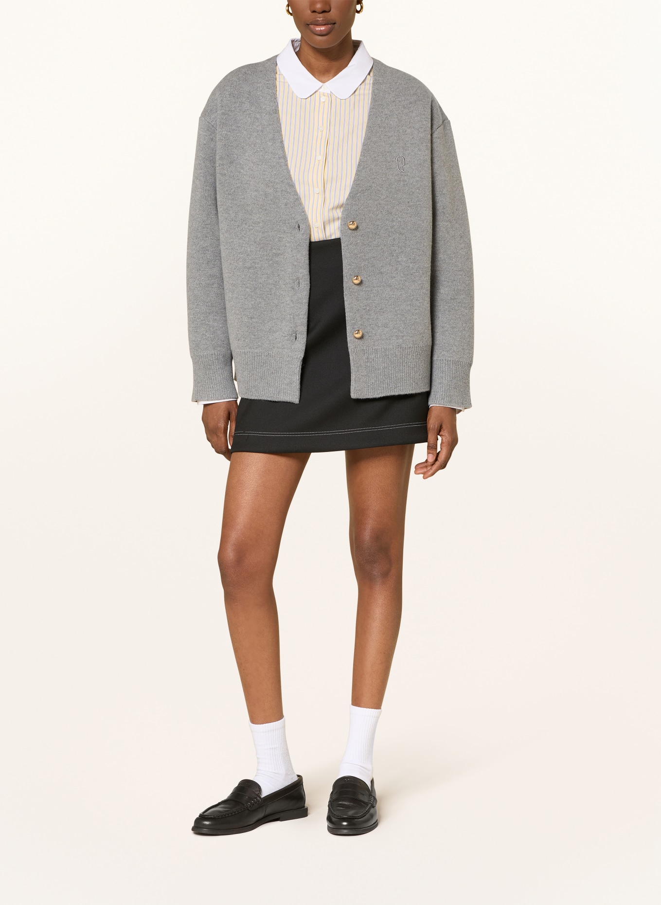 CLAUDIE PIERLOT spódnica: CZARNY