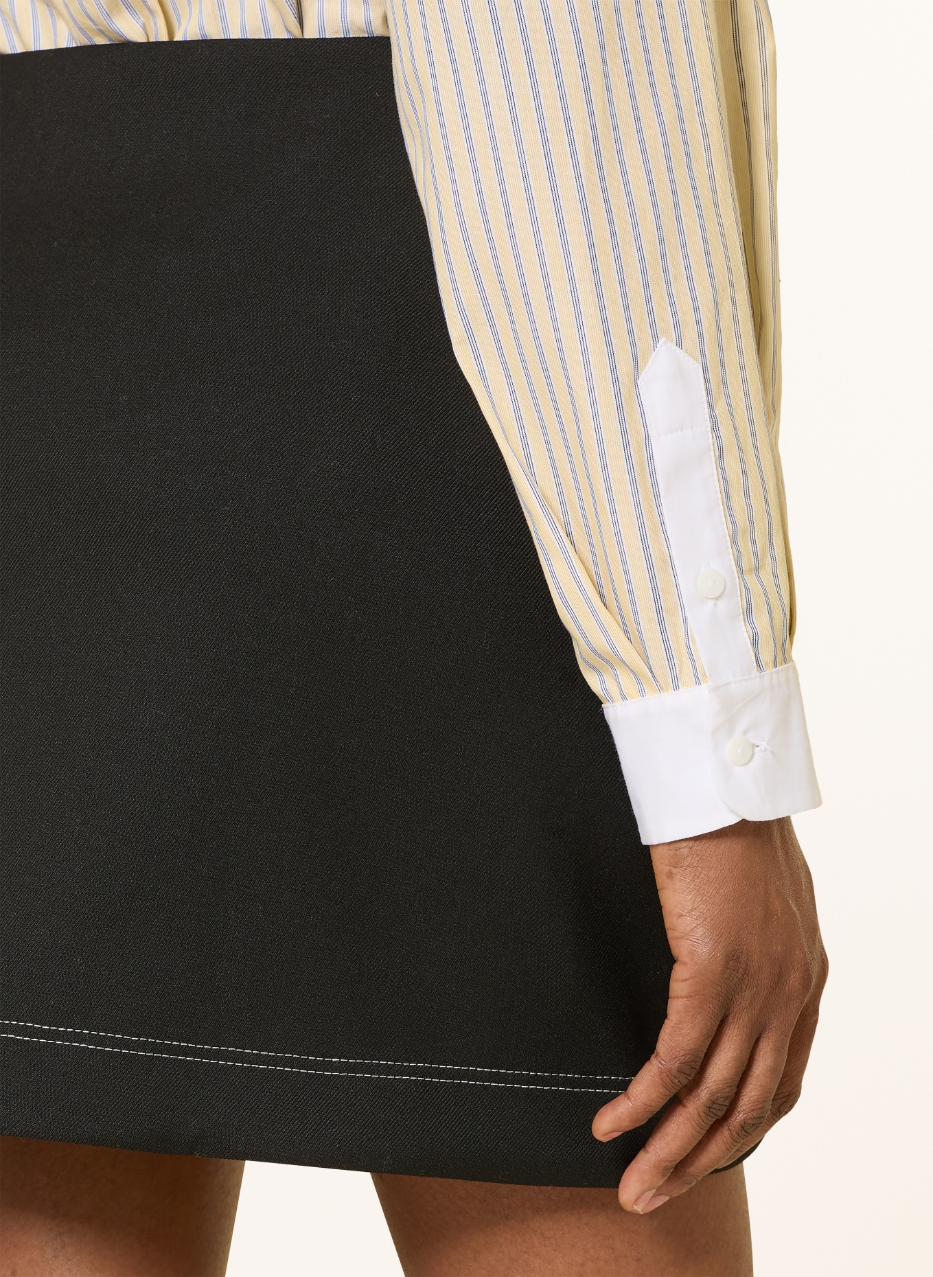 CLAUDIE PIERLOT spódnica: CZARNY