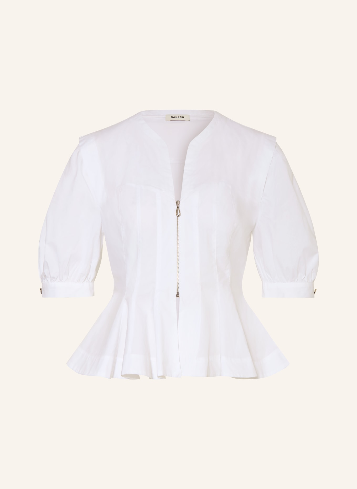 SANDRO bluzka: BIAŁY