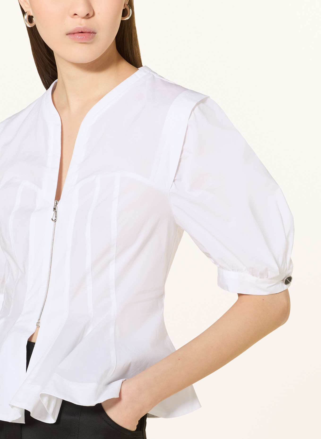 SANDRO bluzka: BIAŁY