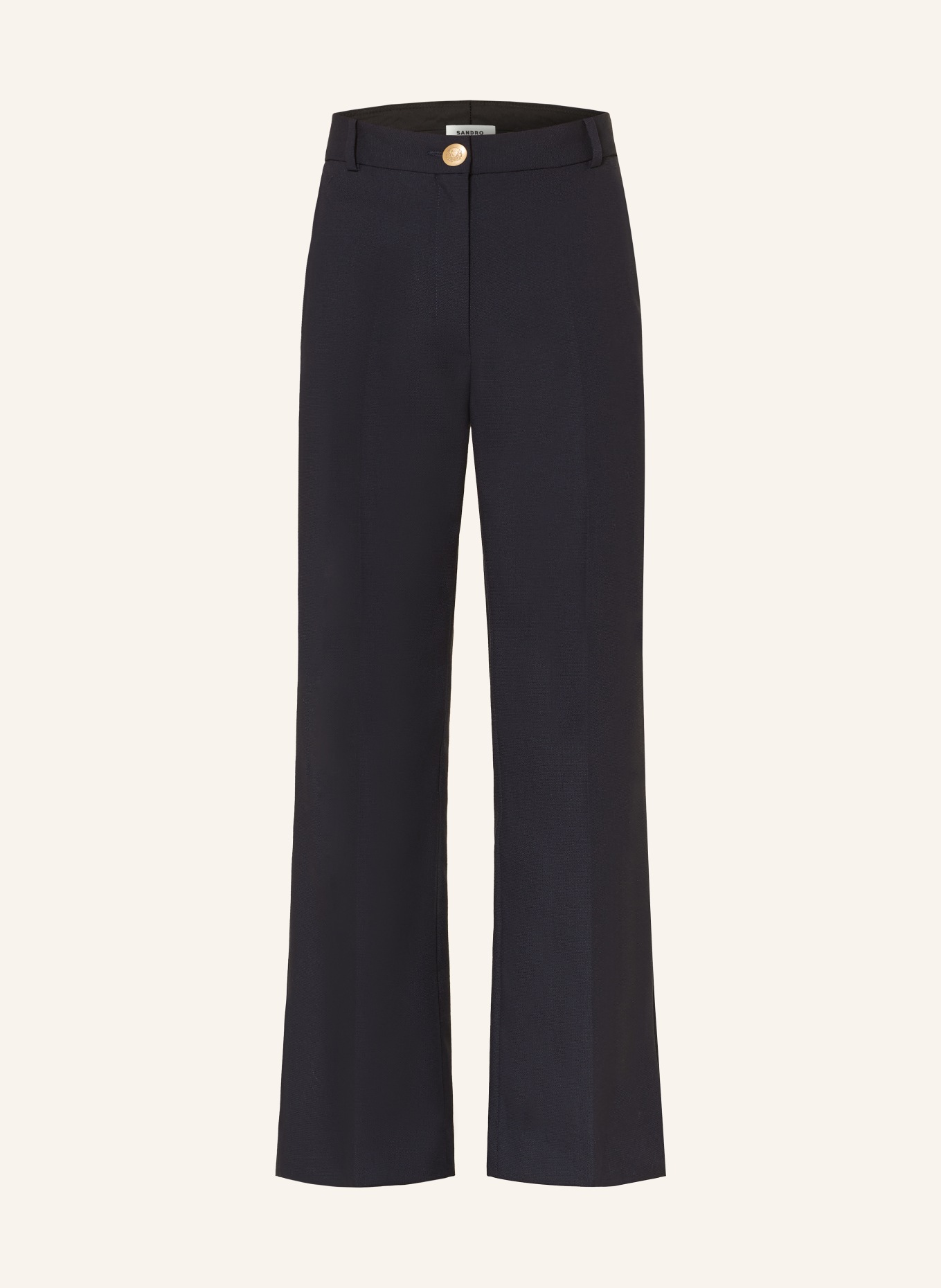 SANDRO Marlenehose: DUNKELBLAU