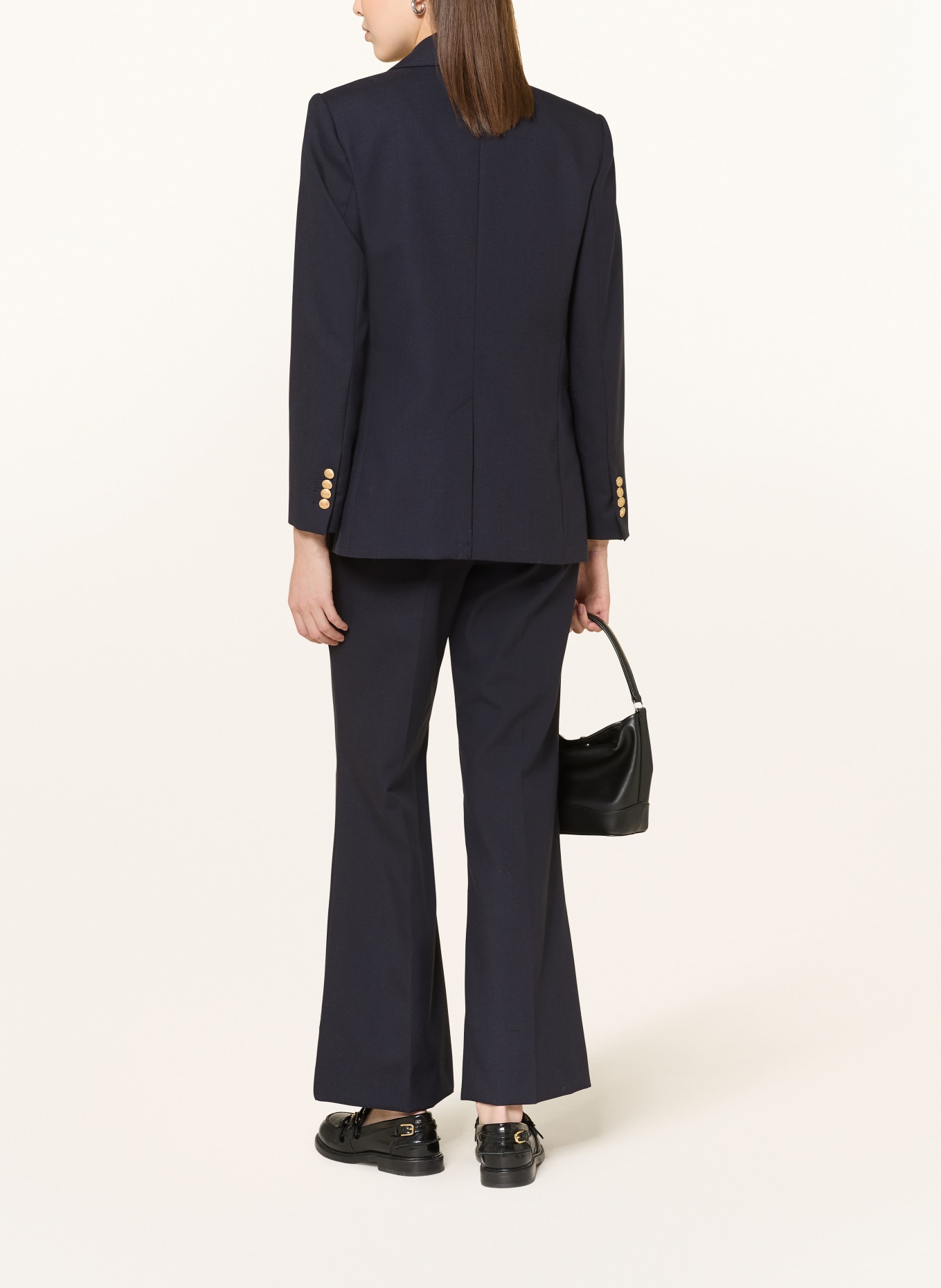 SANDRO Marlenehose: DUNKELBLAU