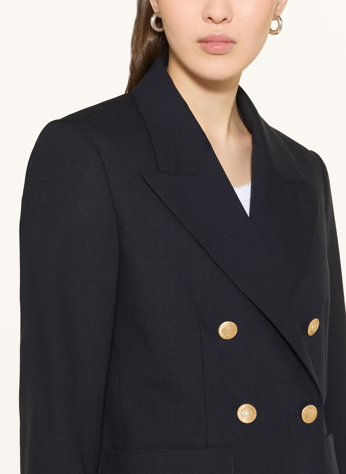 SANDRO marynarka: GRANATOWY