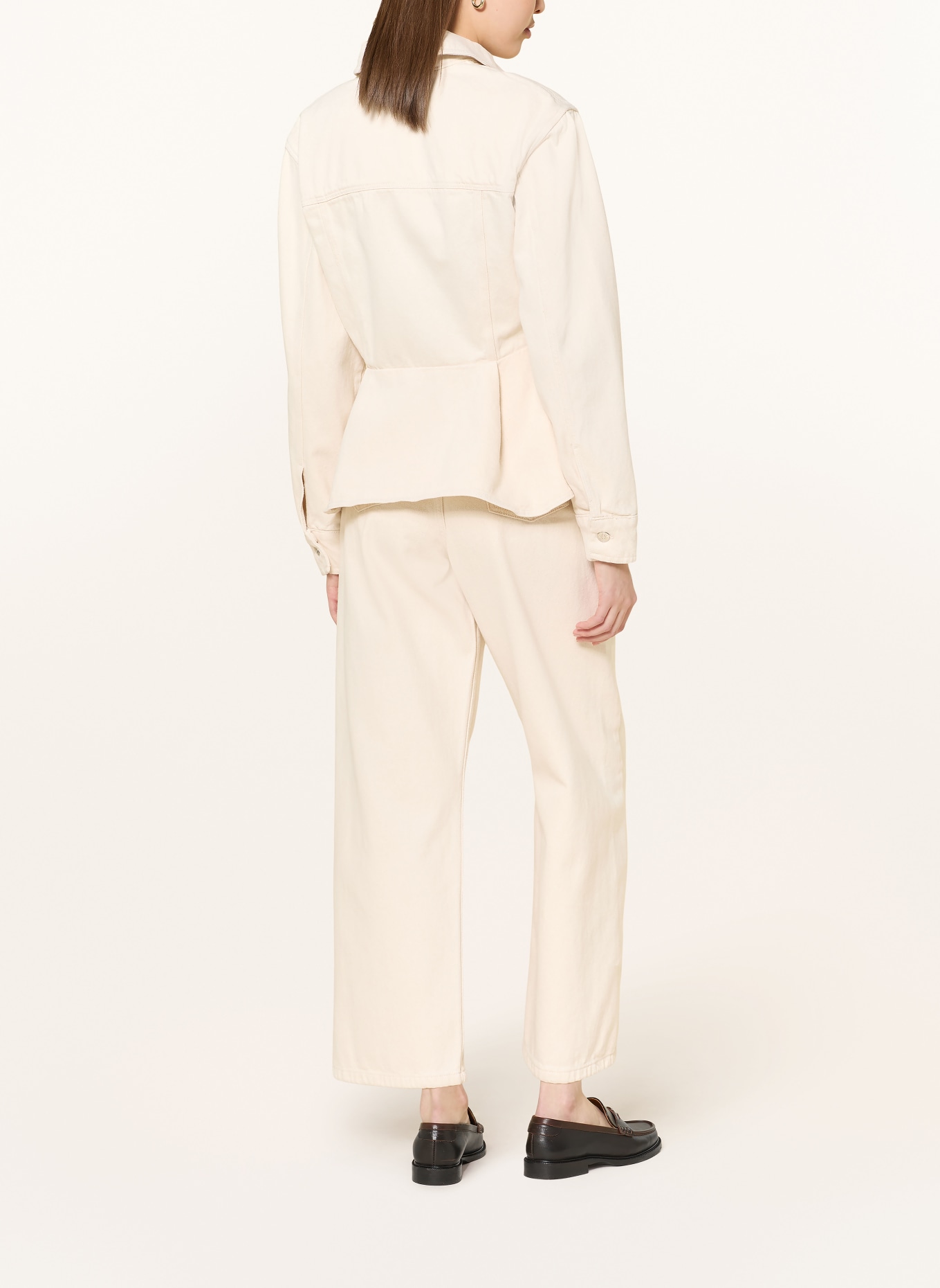CLAUDIE PIERLOT kurtka dżinsowa: L013 OFF WHITE DENIM