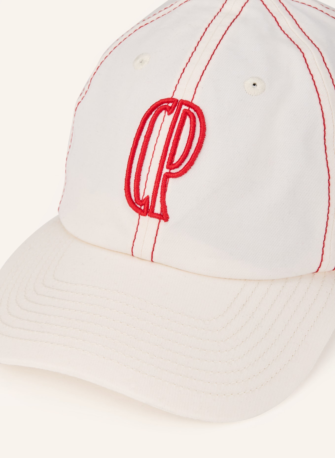 CLAUDIE PIERLOT czapka: KREMOWY / CZERWONY