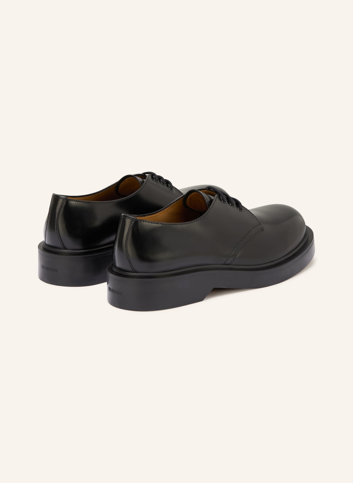 SANDRO sznurowane: CZARNY