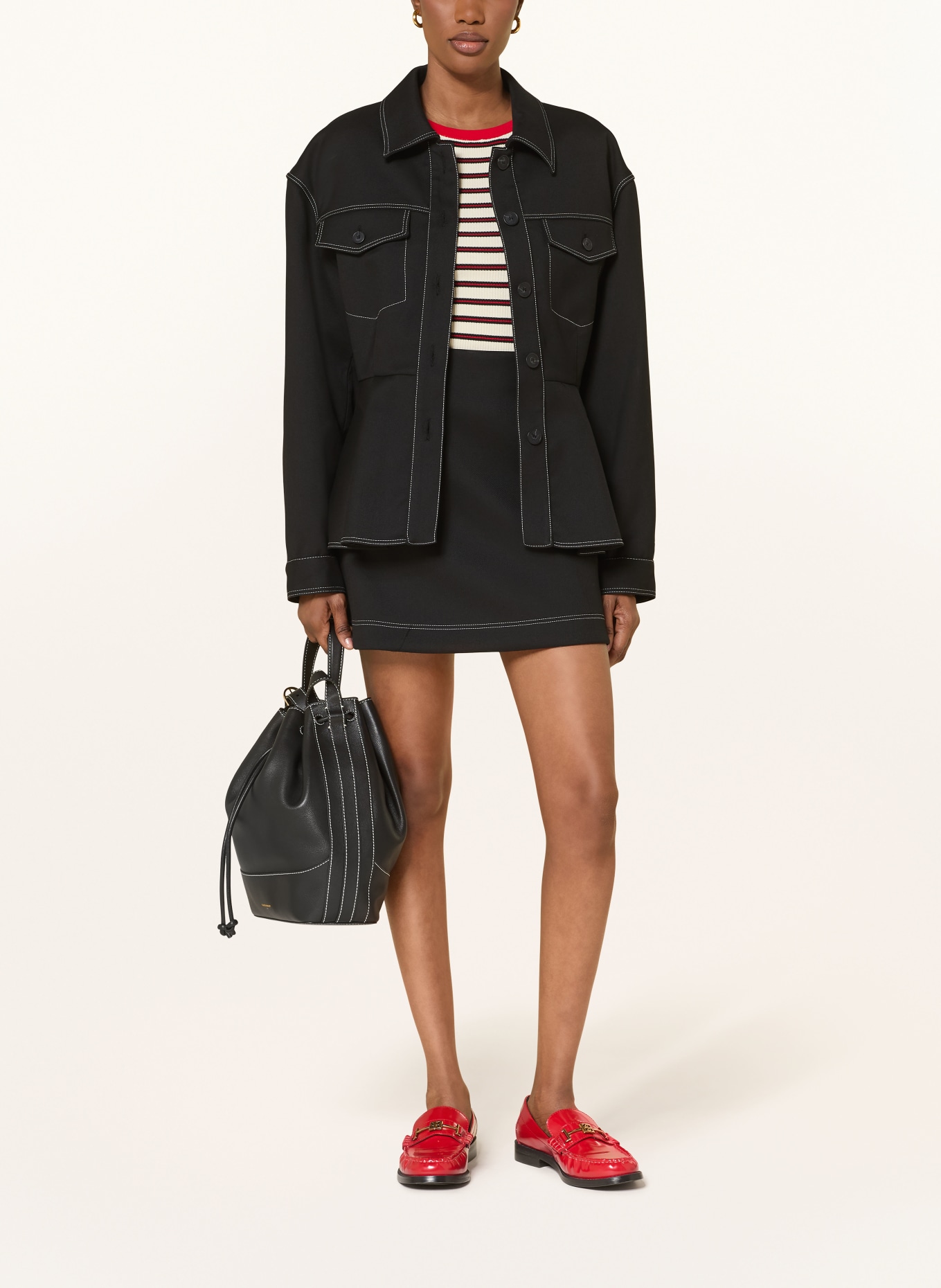 CLAUDIE PIERLOT Jacke: SCHWARZ