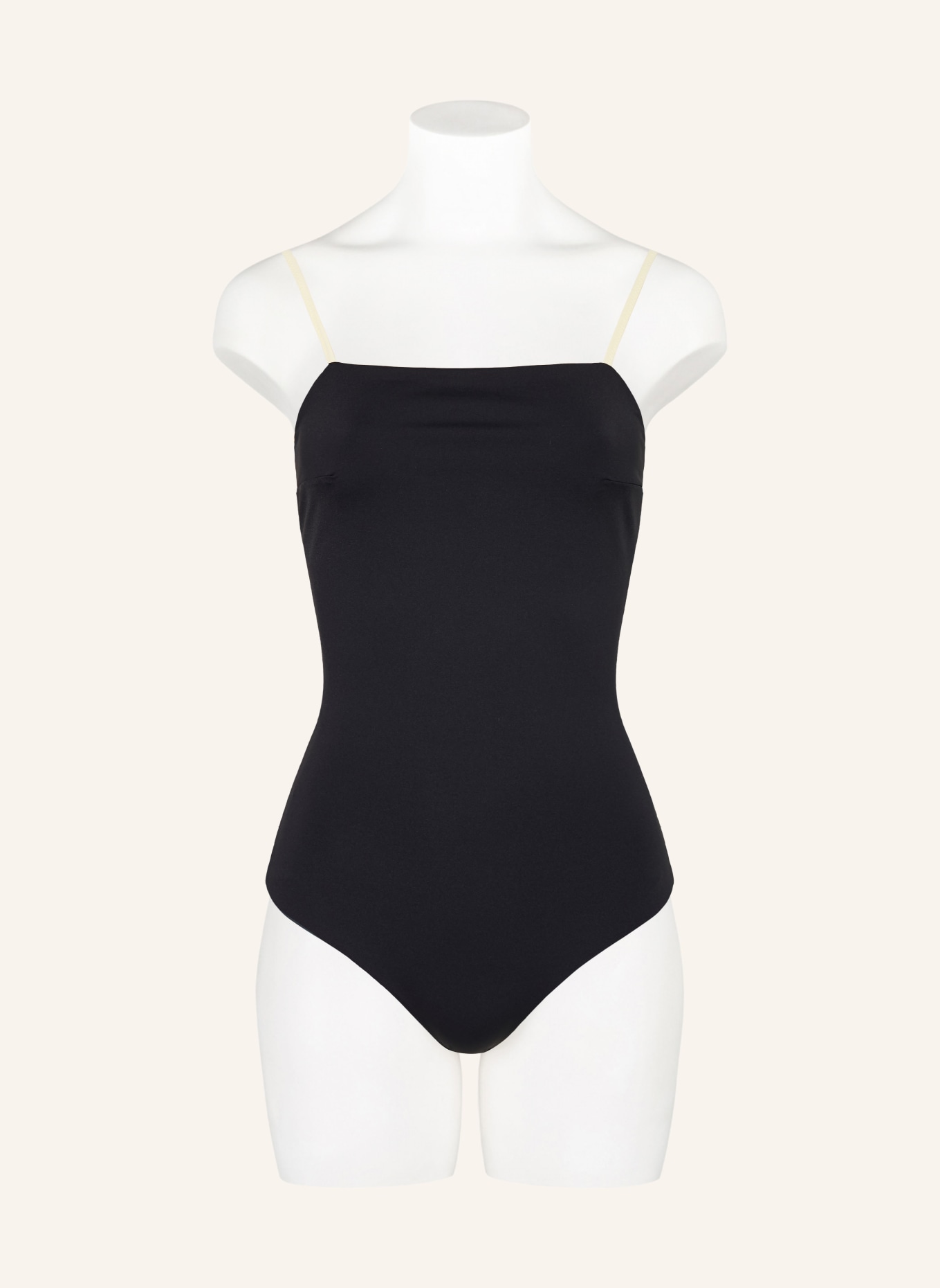 MYMARINI Strój kąpielowy EASYBODY z ochroną UV 50+: CZIEMNOSZARY / BIAŁY / CZARNY