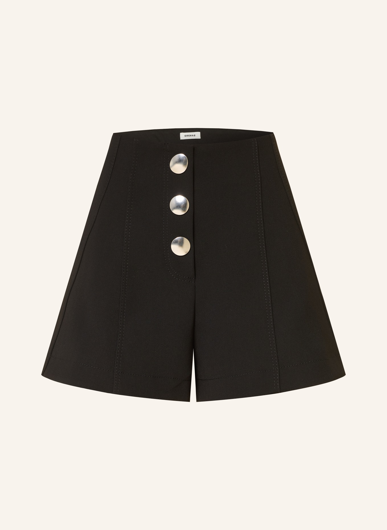 SANDRO Shorts: SCHWARZ