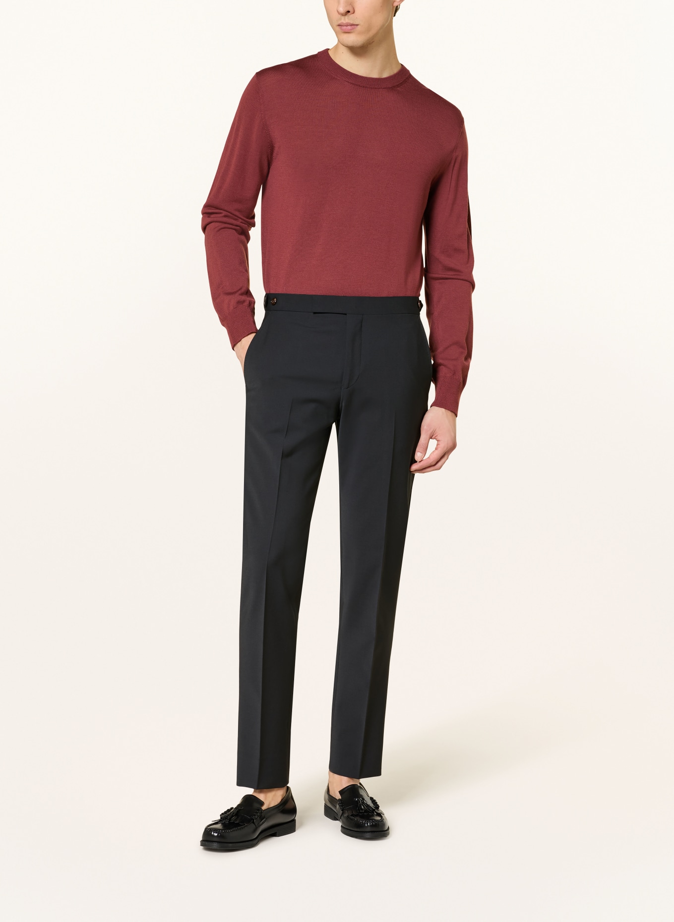 REISS Suit pants PROMISE Extra Slim Fit: BLACK