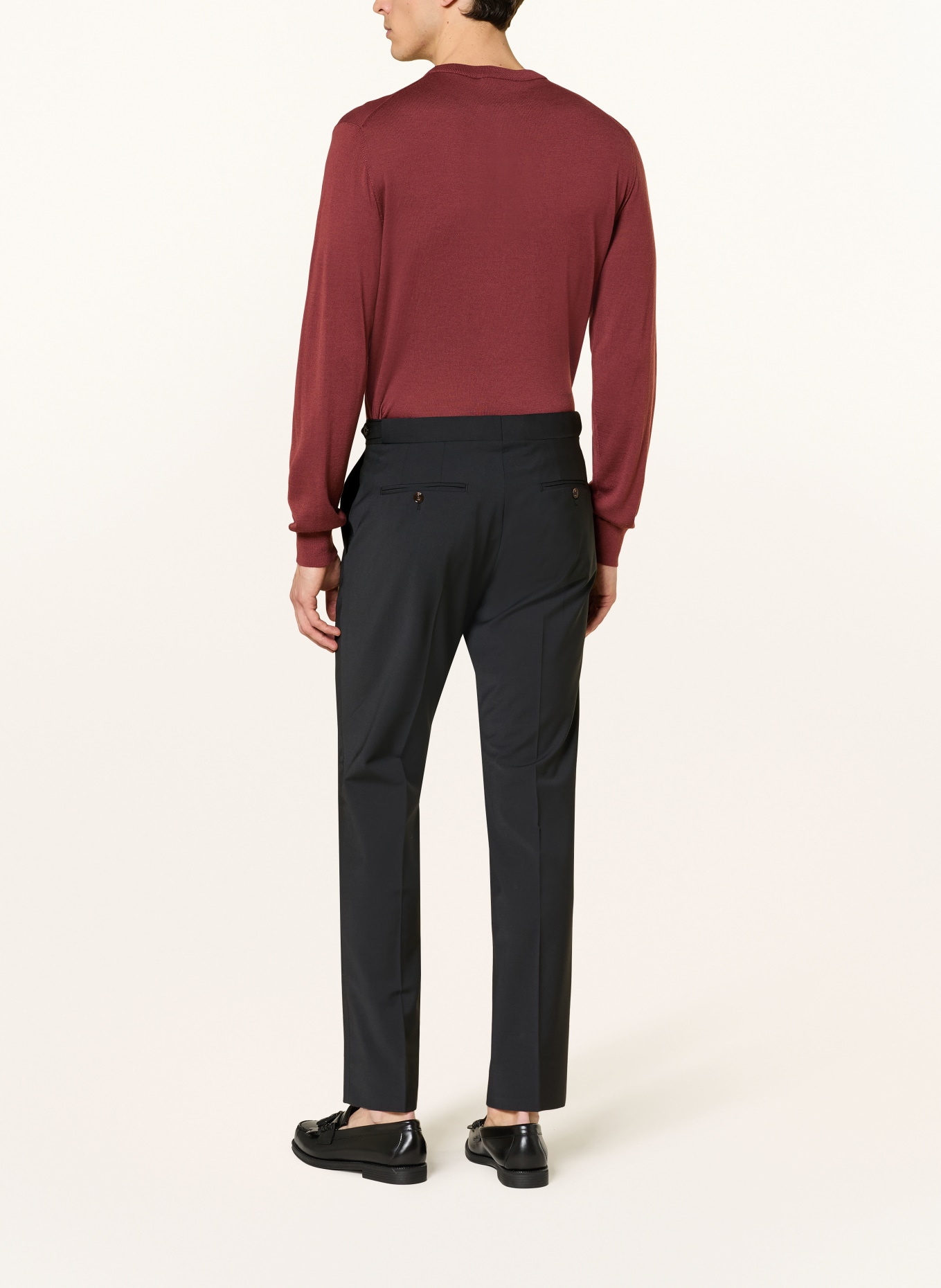 REISS Suit pants PROMISE Extra Slim Fit: BLACK