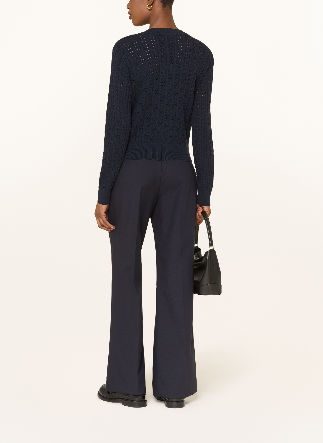 SANDRO Strickjacke: DUNKELBLAU