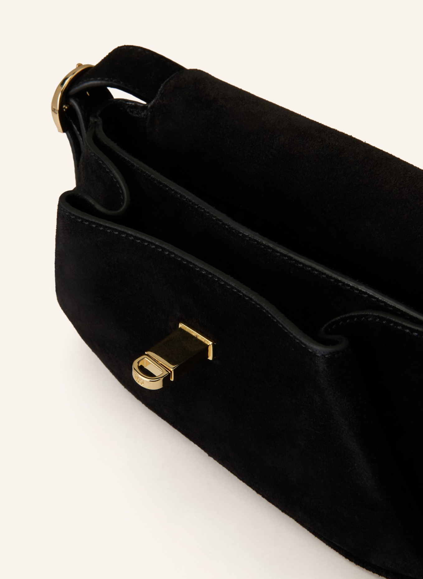 SANDRO Umhängetasche: SCHWARZ / GOLD