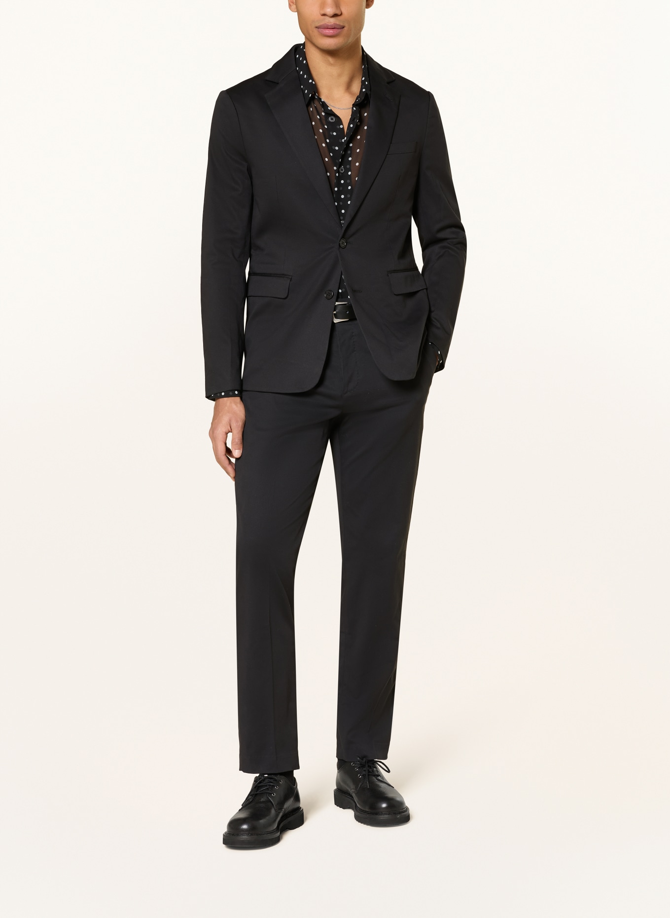 ALLSAINTS BAY Slim Fit Jacket: BLACK