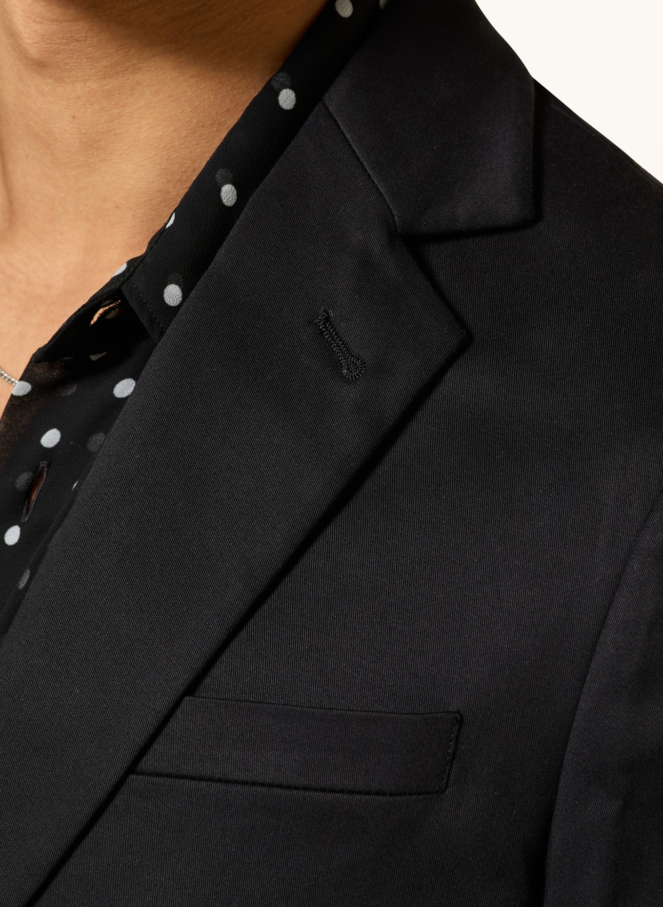 ALLSAINTS BAY Slim Fit Jacket: BLACK