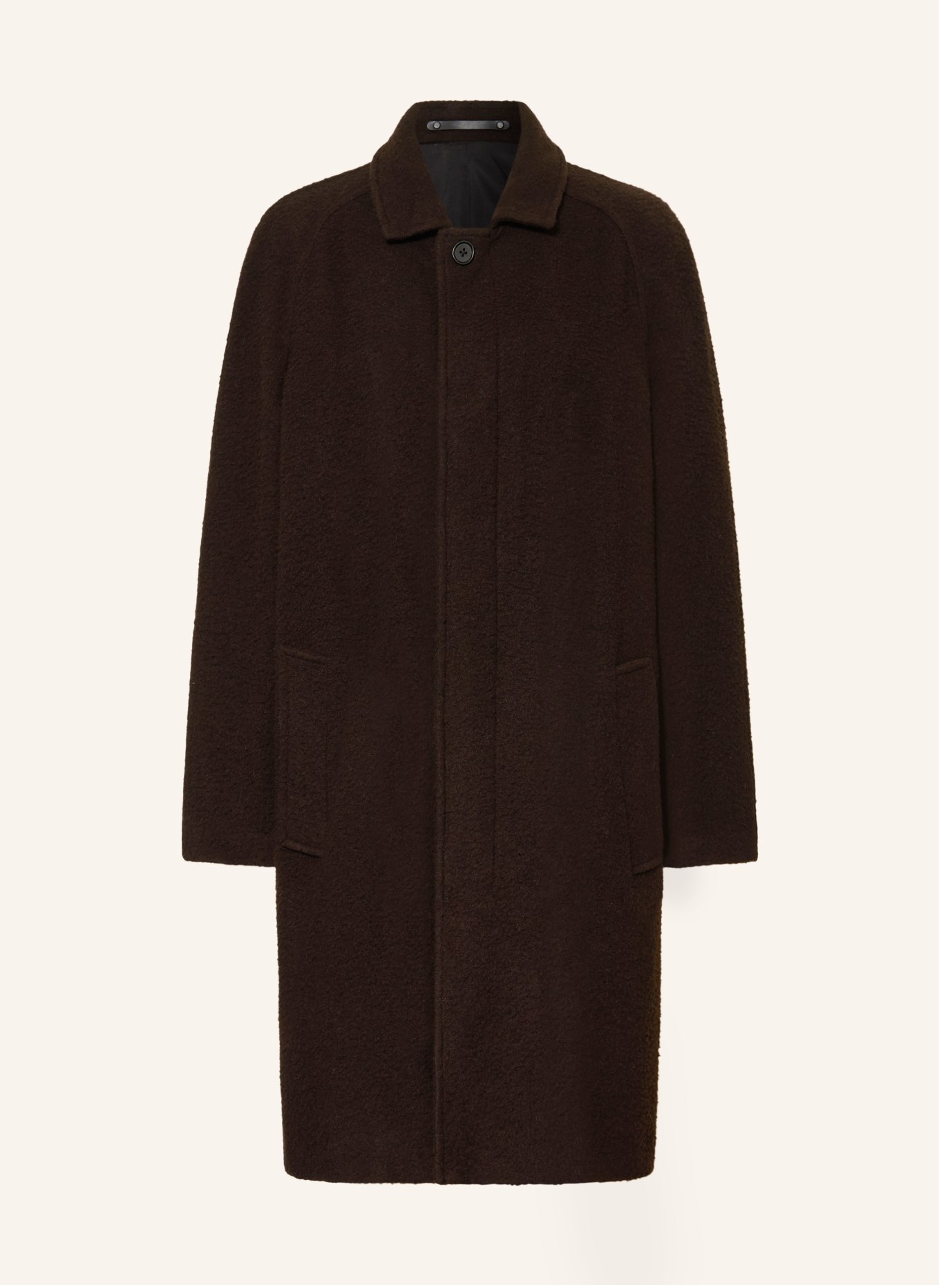 ALLSAINTS Wollmantel DUKE: DUNKELBRAUN