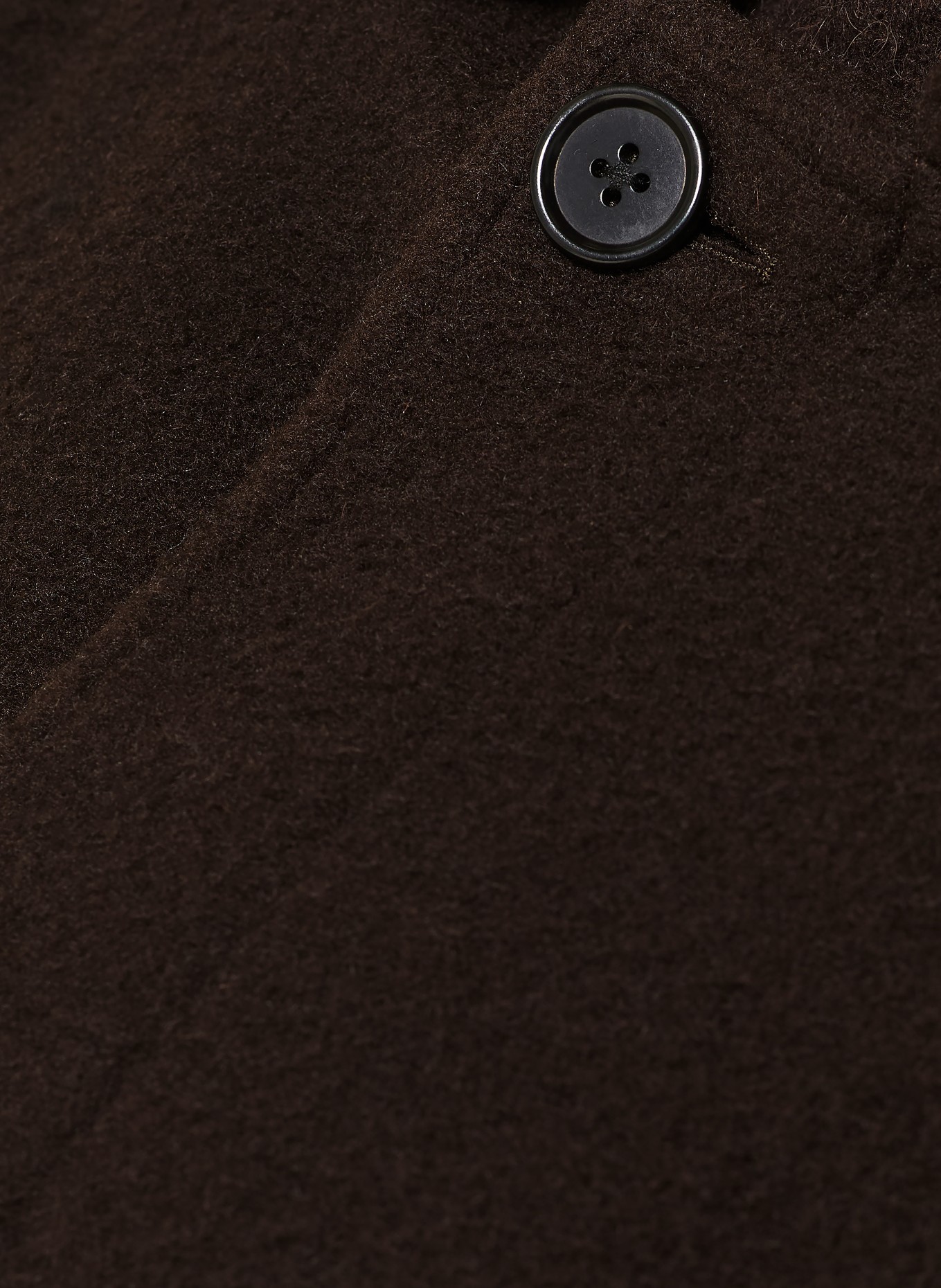 ALLSAINTS Wollmantel DUKE: DUNKELBRAUN